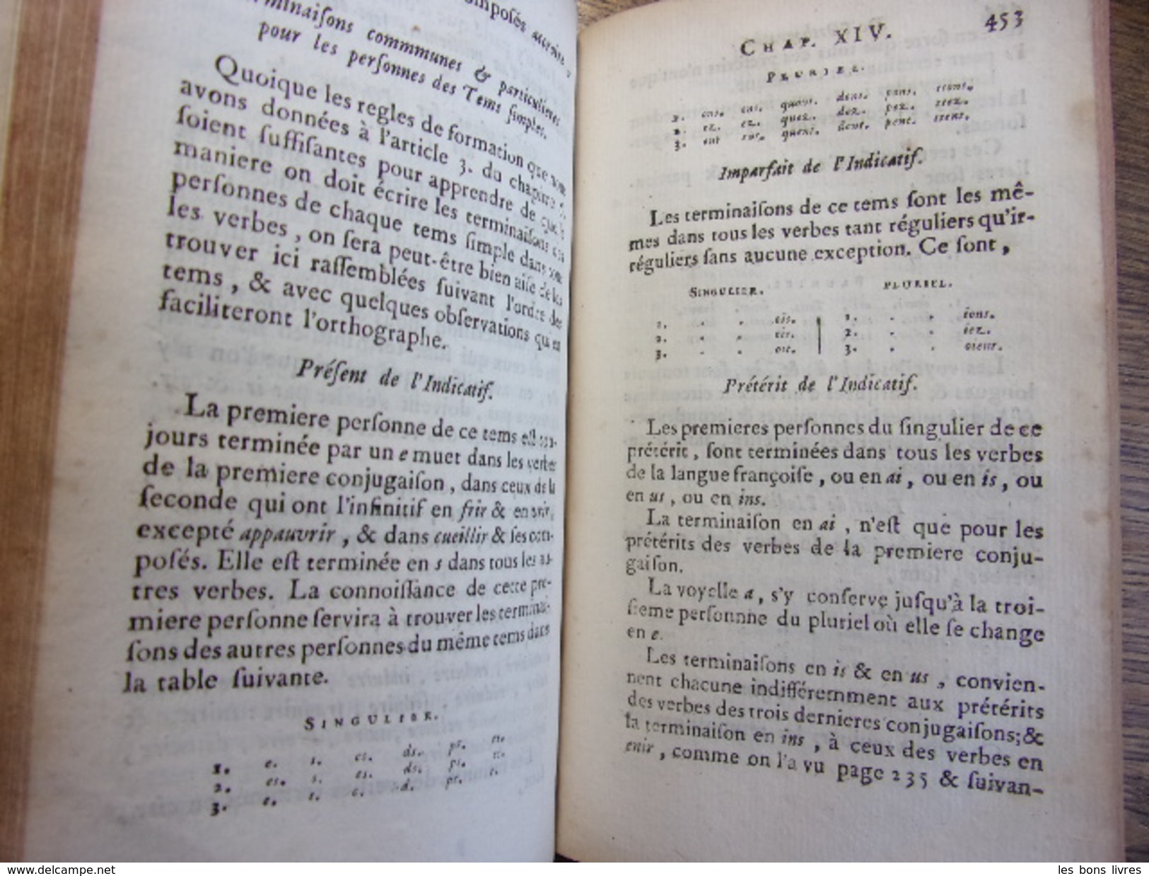 PRINCIPES GÉNÉRAUX ET RAISONNES DE LA GRAMMAIRE FRANCOISE ex-libris manuscrit