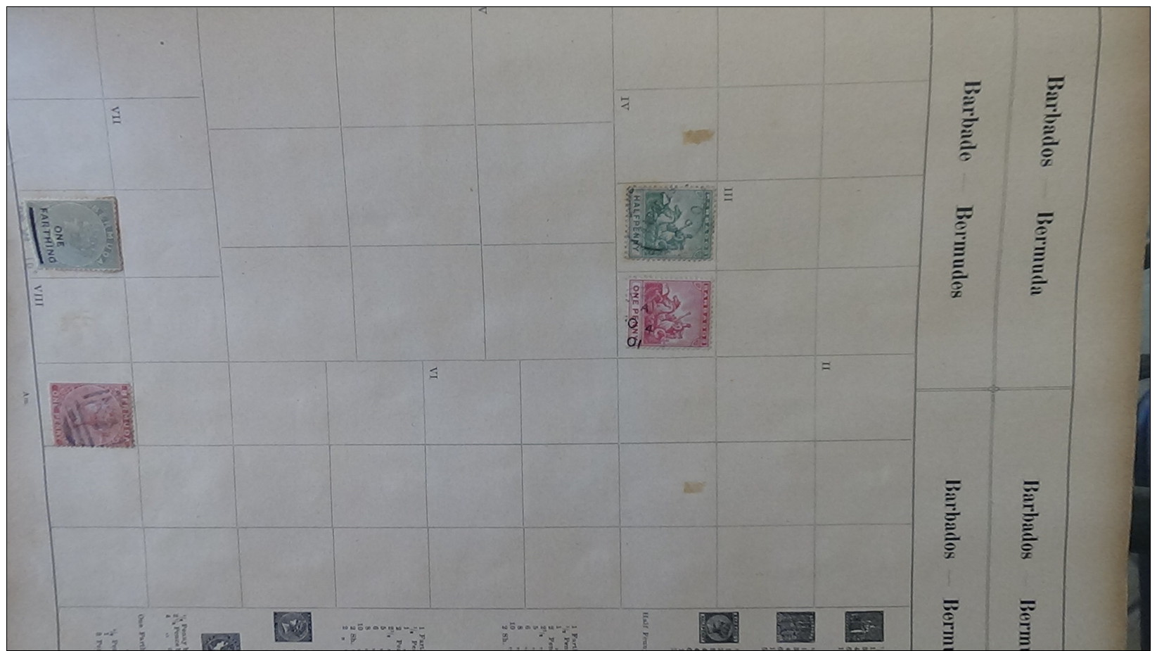 1er timbres de quelques pays du monde sur feuilles d'album. A saisir !!!