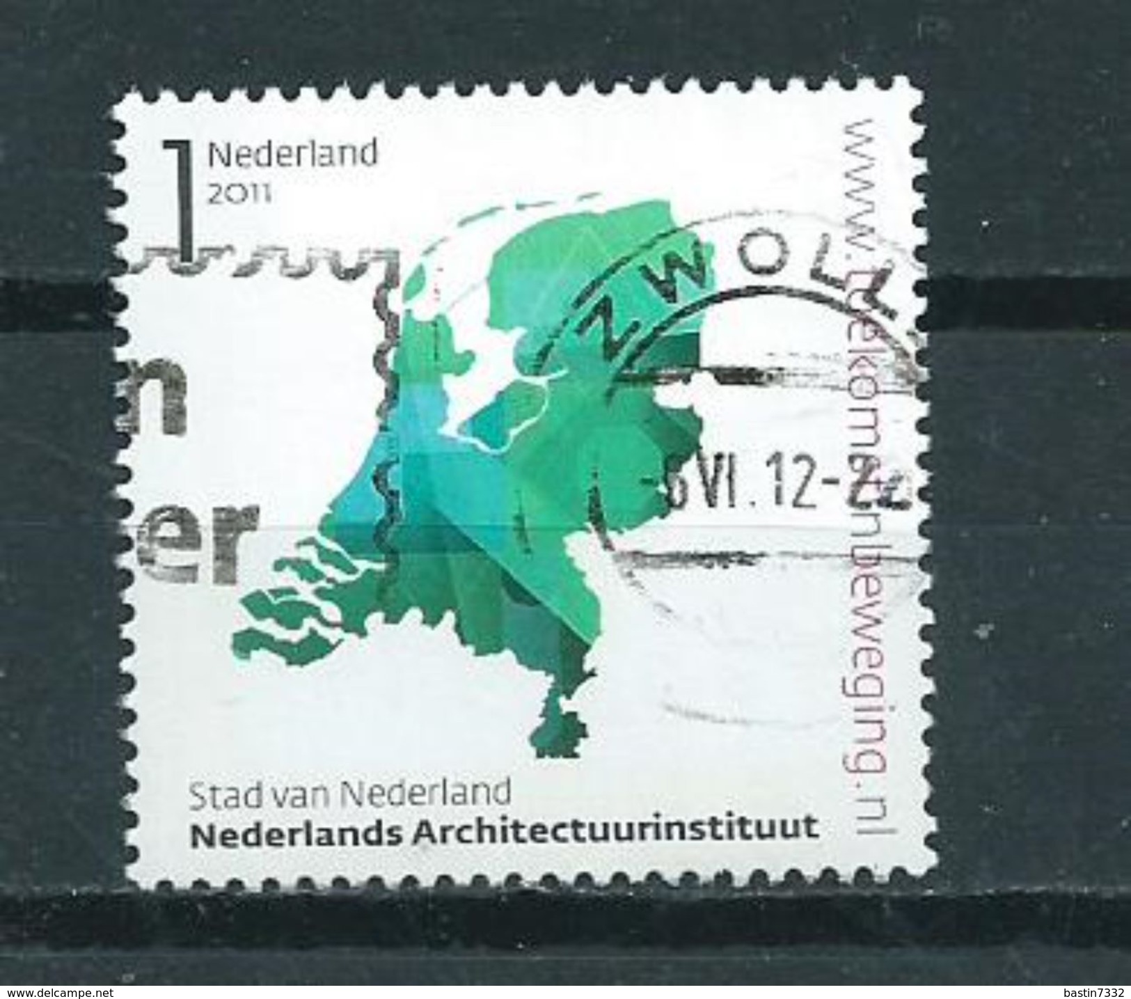 2011 Netherlands Architectuurinstituut Used/gebruikt/oblitere - Used Stamps