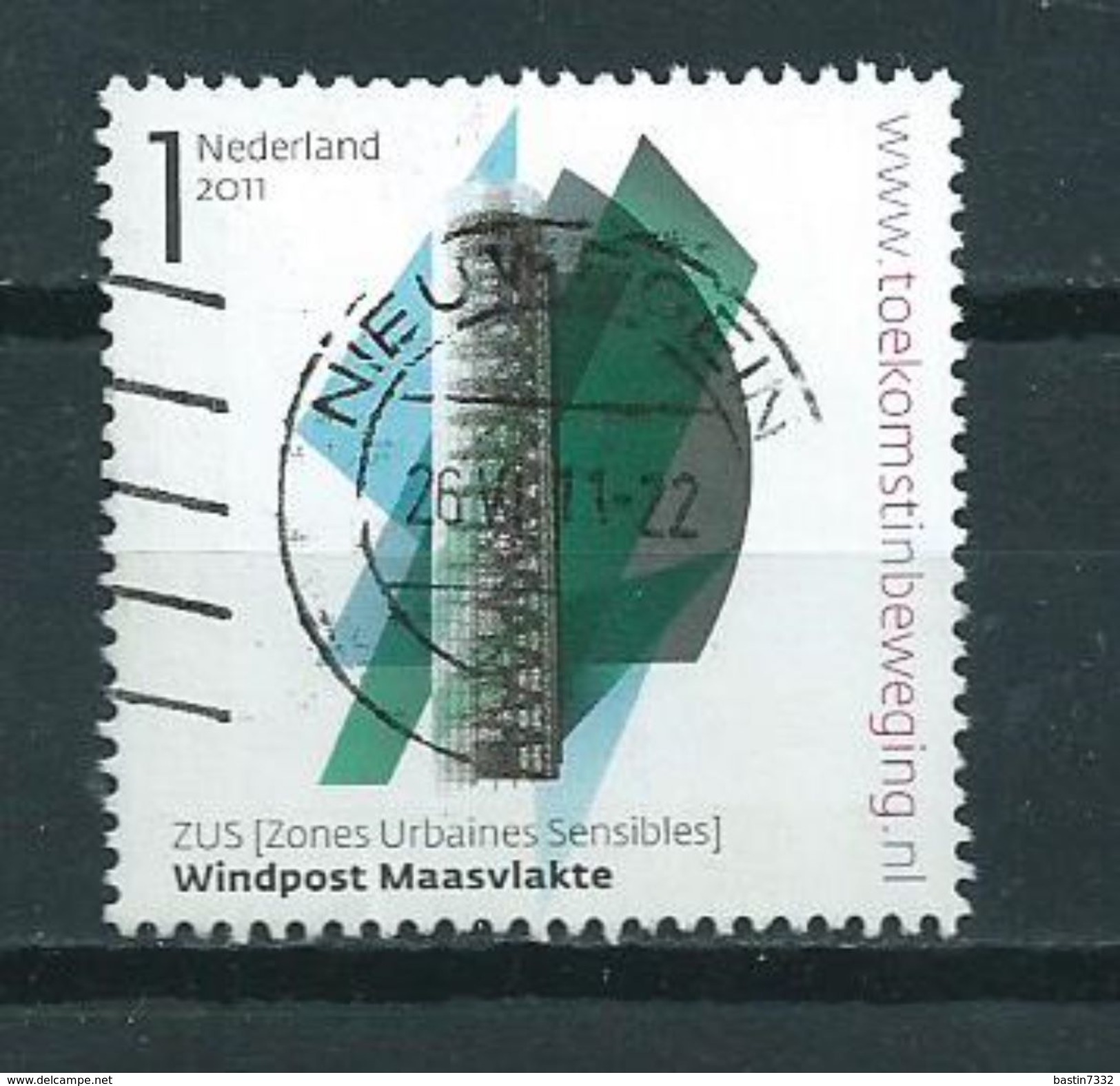 2011 Netherlands Windpost Maasvlakte Used/gebruikt/oblitere - Gebruikt
