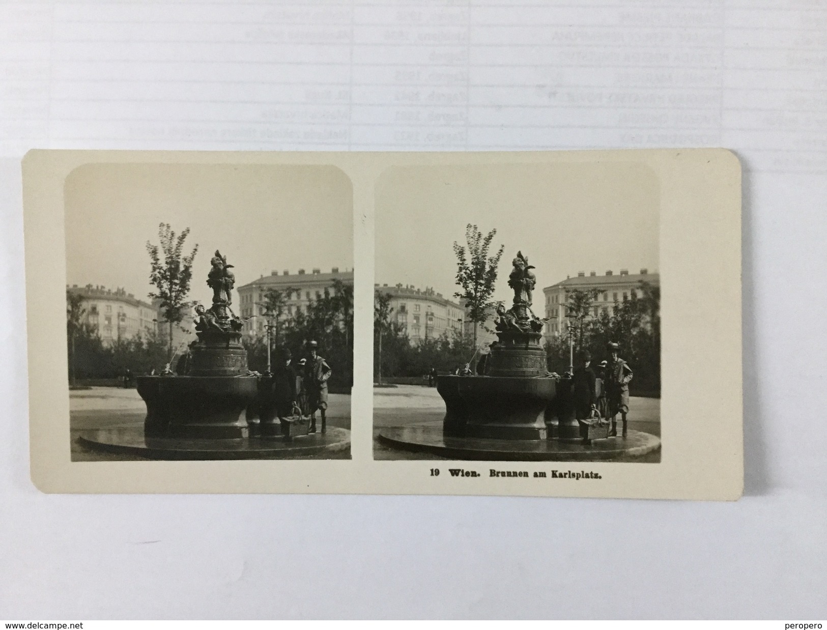 AUSTRIA   WIEN     Photo Stéréoscopique STEREO Stereoview - Stereoscoop