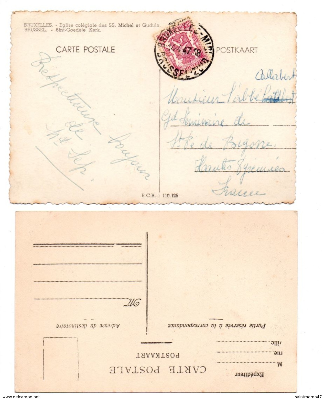 BELGIQUE . BRUXELLES . 2 CARTES POSTALES - Réf. N°6158 - - Lotes Y Colecciones