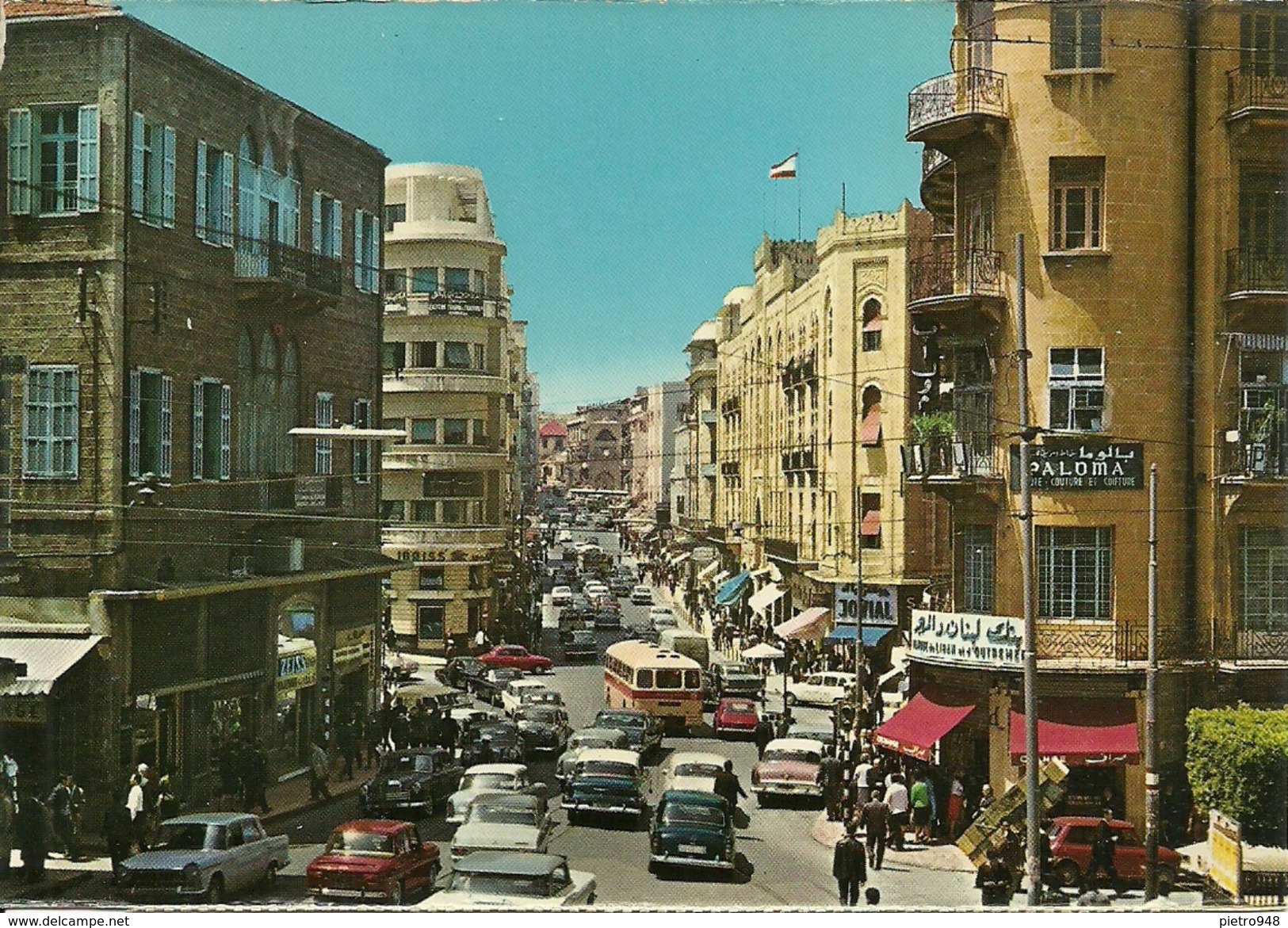 Beirut (Libano, Lebanon) Weigand Street, Rue Weygand, Weygand Strasse - Liban