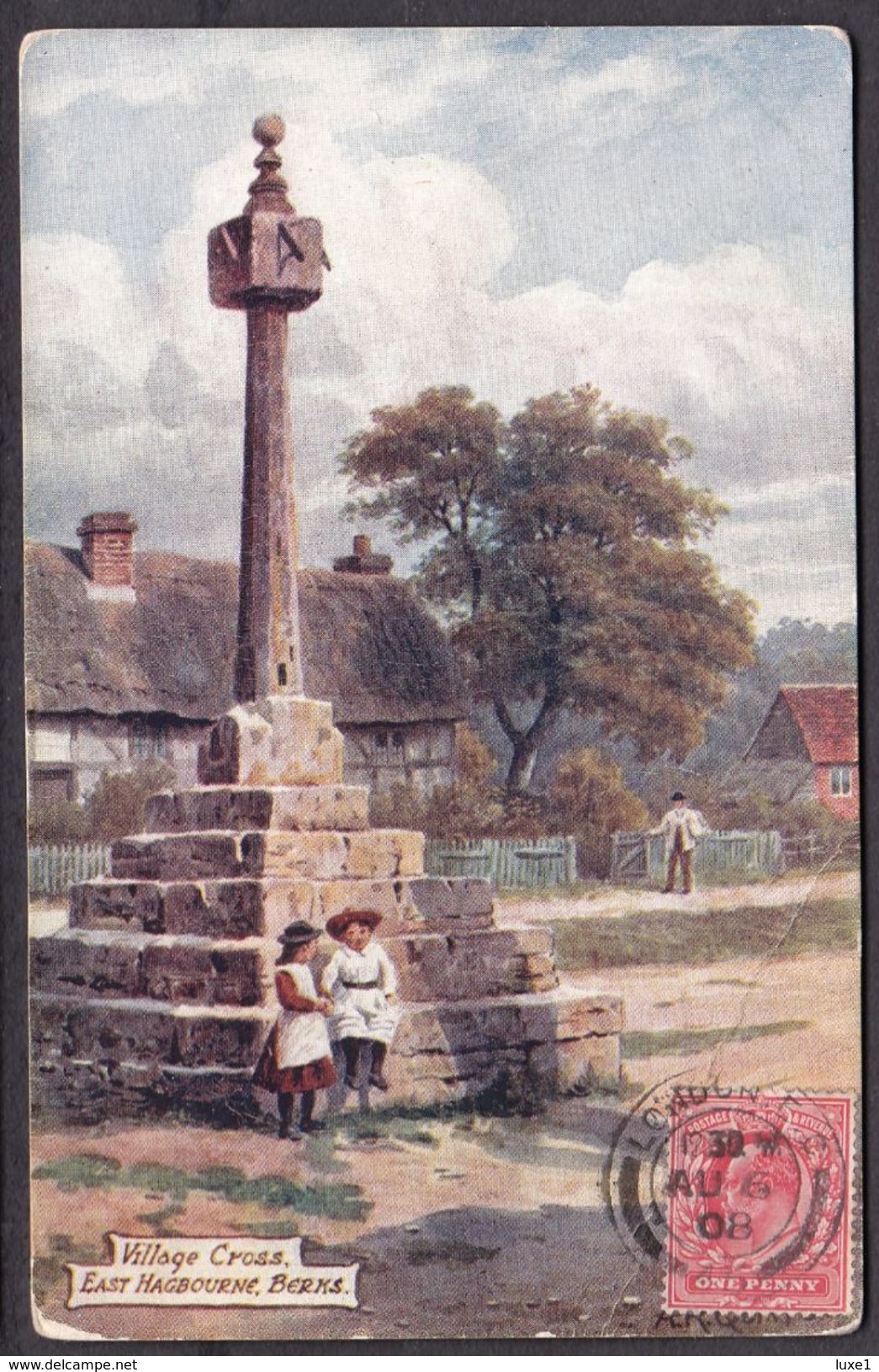 GREAT BRITAIN ,  EAST HAGBOURNE  , OLD POSTCARD - Other & Unclassified