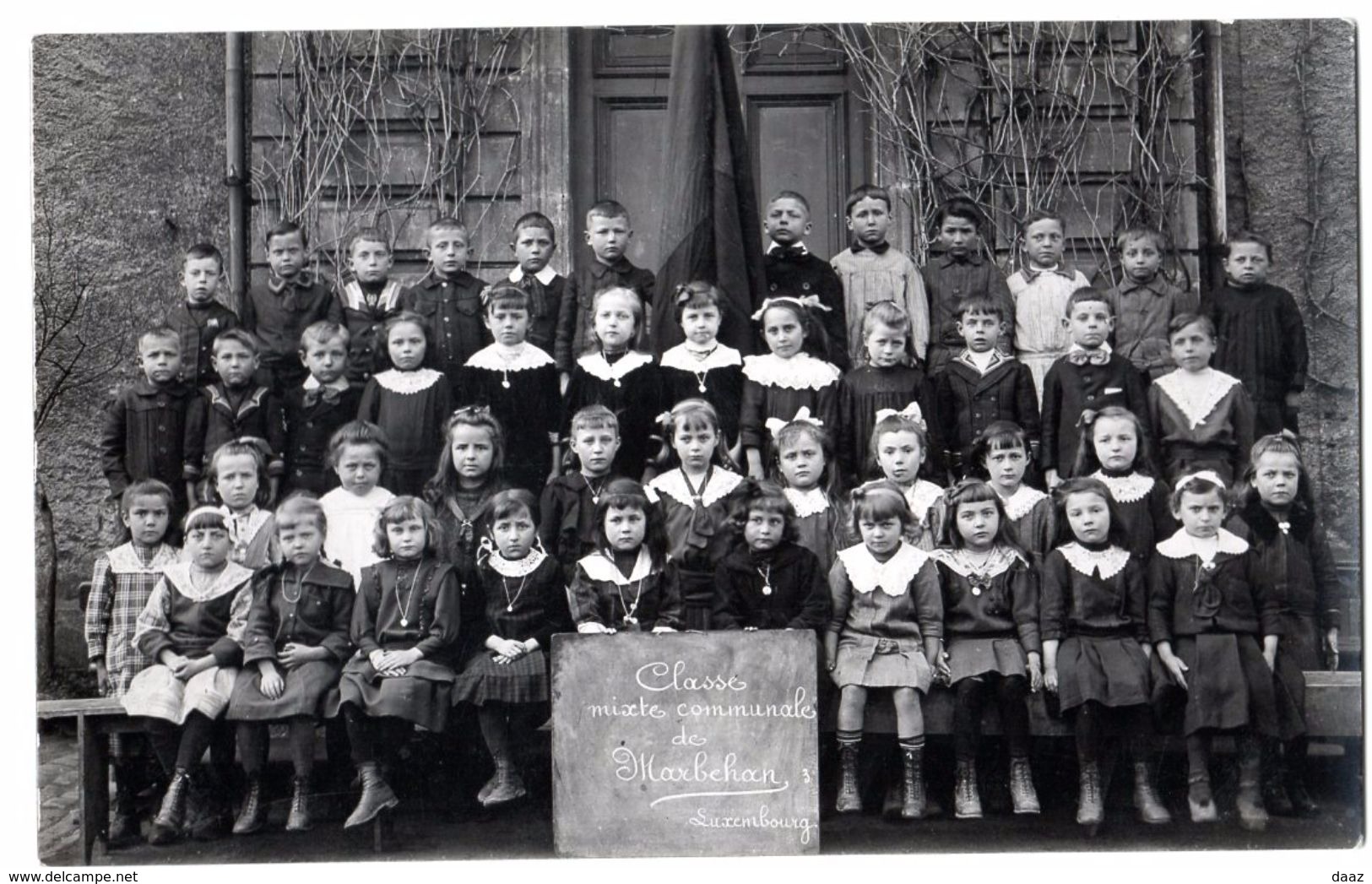 Marbehan (Habay) école Communale    Photo Carte - Lieux