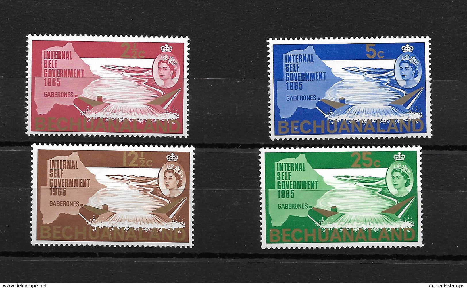 Bechuanaland 1965 New Constitution Set MNH (5693) - 1965-1966 Self Government