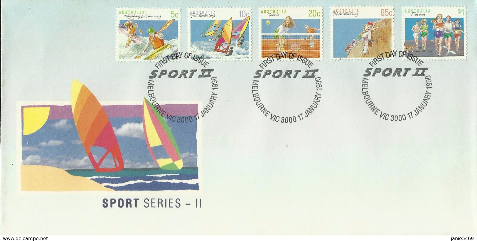 Australia 1990 Sports Series II FDC - FDC