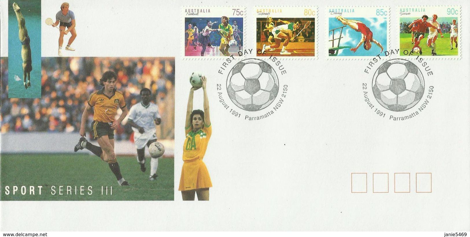 Australia 1991 Sports Series III FDC - FDC