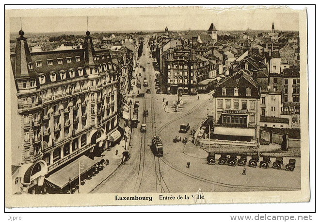 Luxembourg   Entrée De La Ville Tram - Luxemburg - Stad