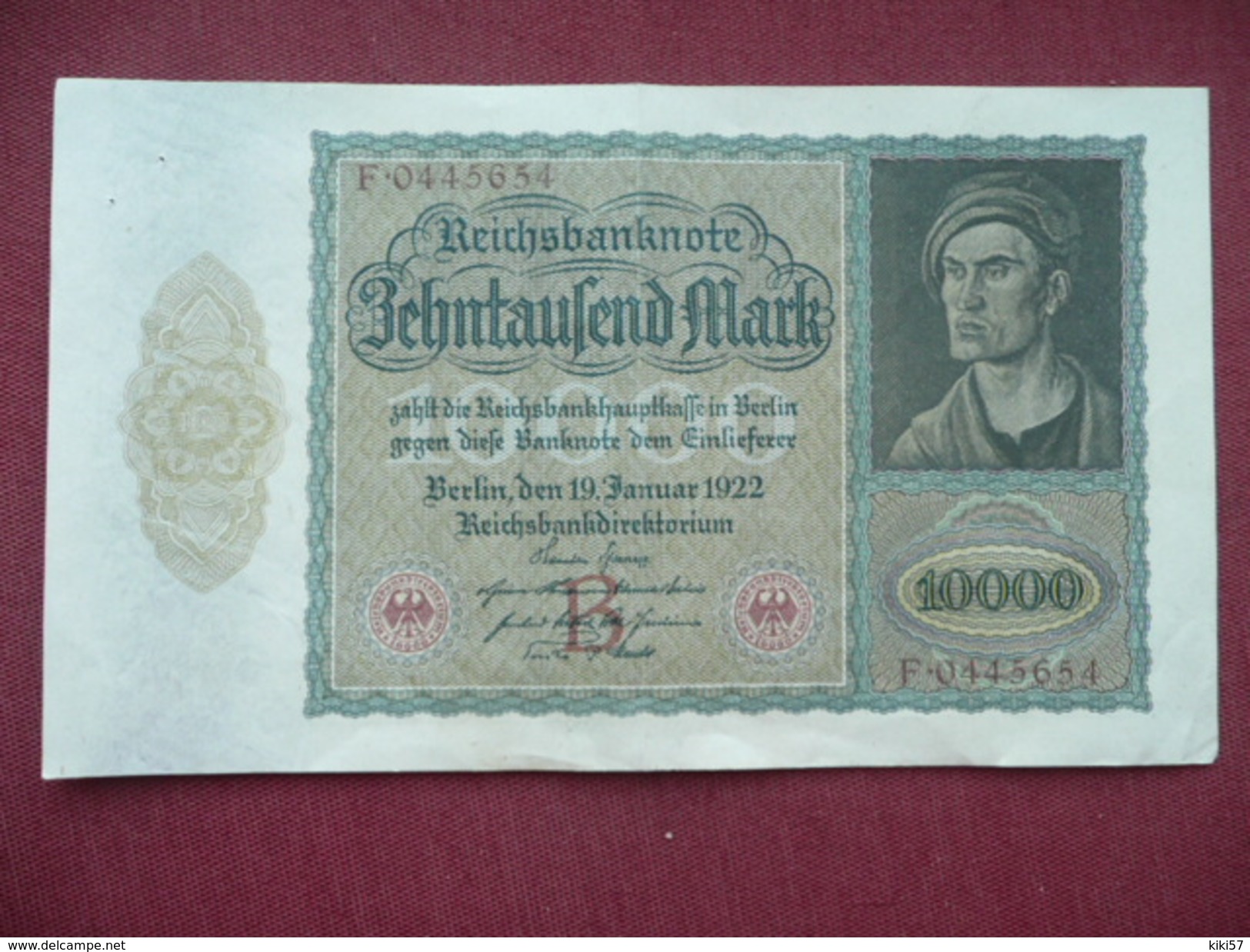 ALLEMAGNE Superbe Billet De 10000 Mark 1922 - 10000 Mark