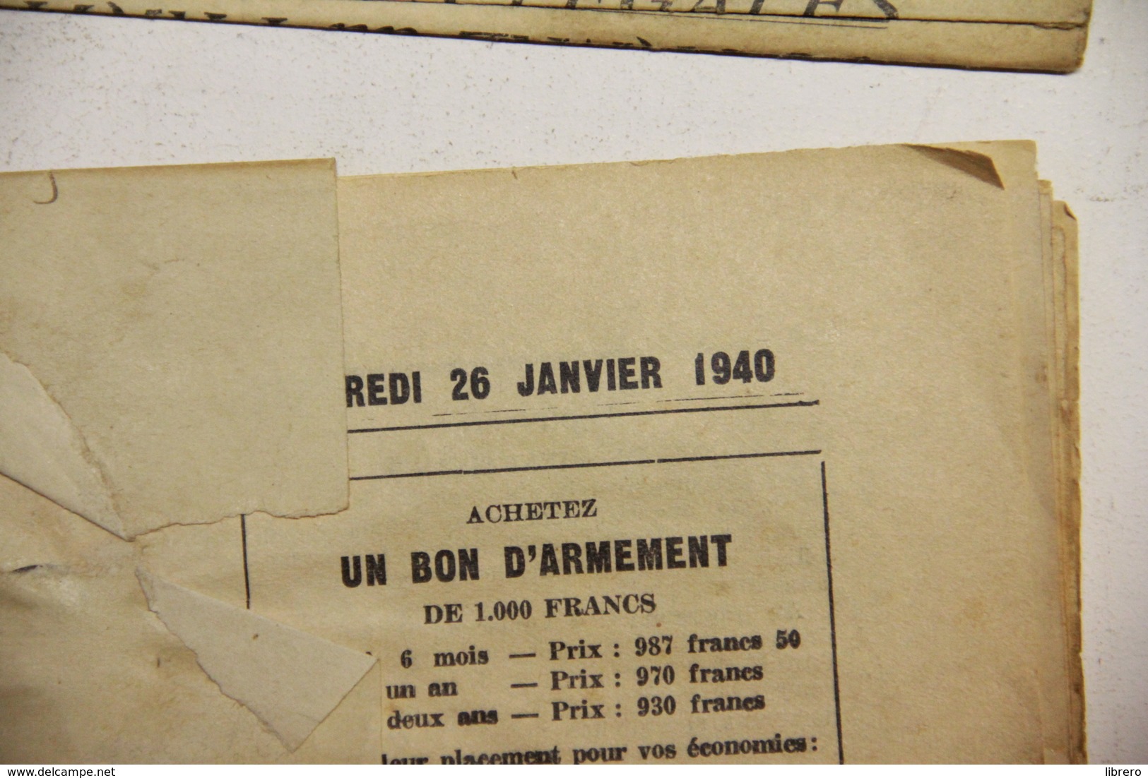 Maubeuge / Avesnes / Le Courrier / 14 Numéros / 1940. - Documents Historiques