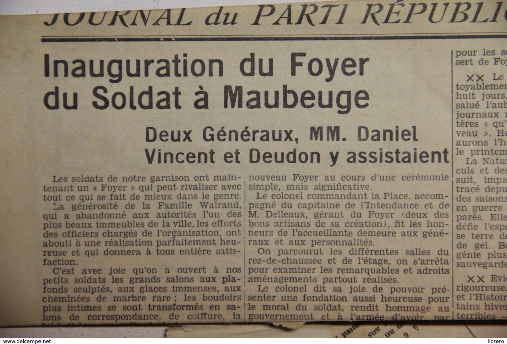 Maubeuge / Avesnes / Le Courrier / 14 numéros / 1940.