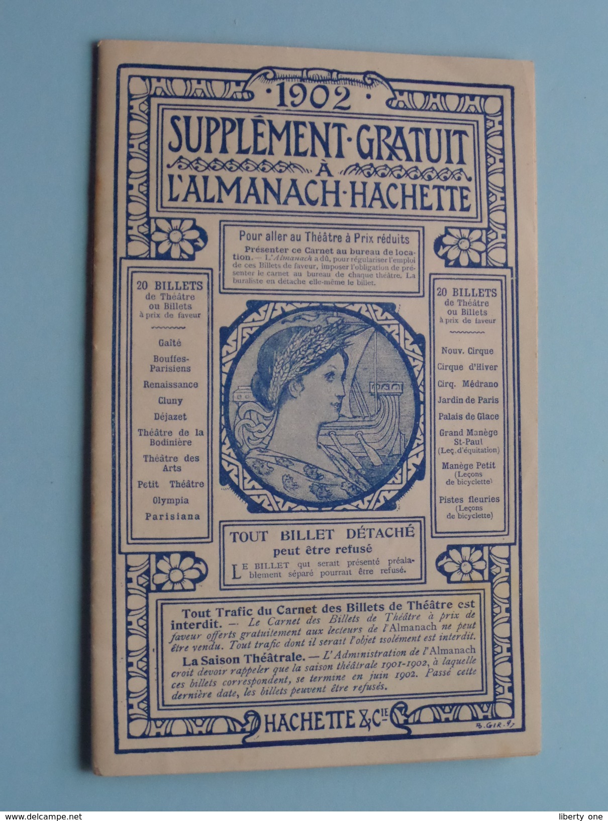 1902 - Supplement Gratuit à L'ALMANACH HACHETTE ( Complet ) Corbeil - Imp. Crété ( Zie/voir Foto's Voordetail ) ! - Other & Unclassified