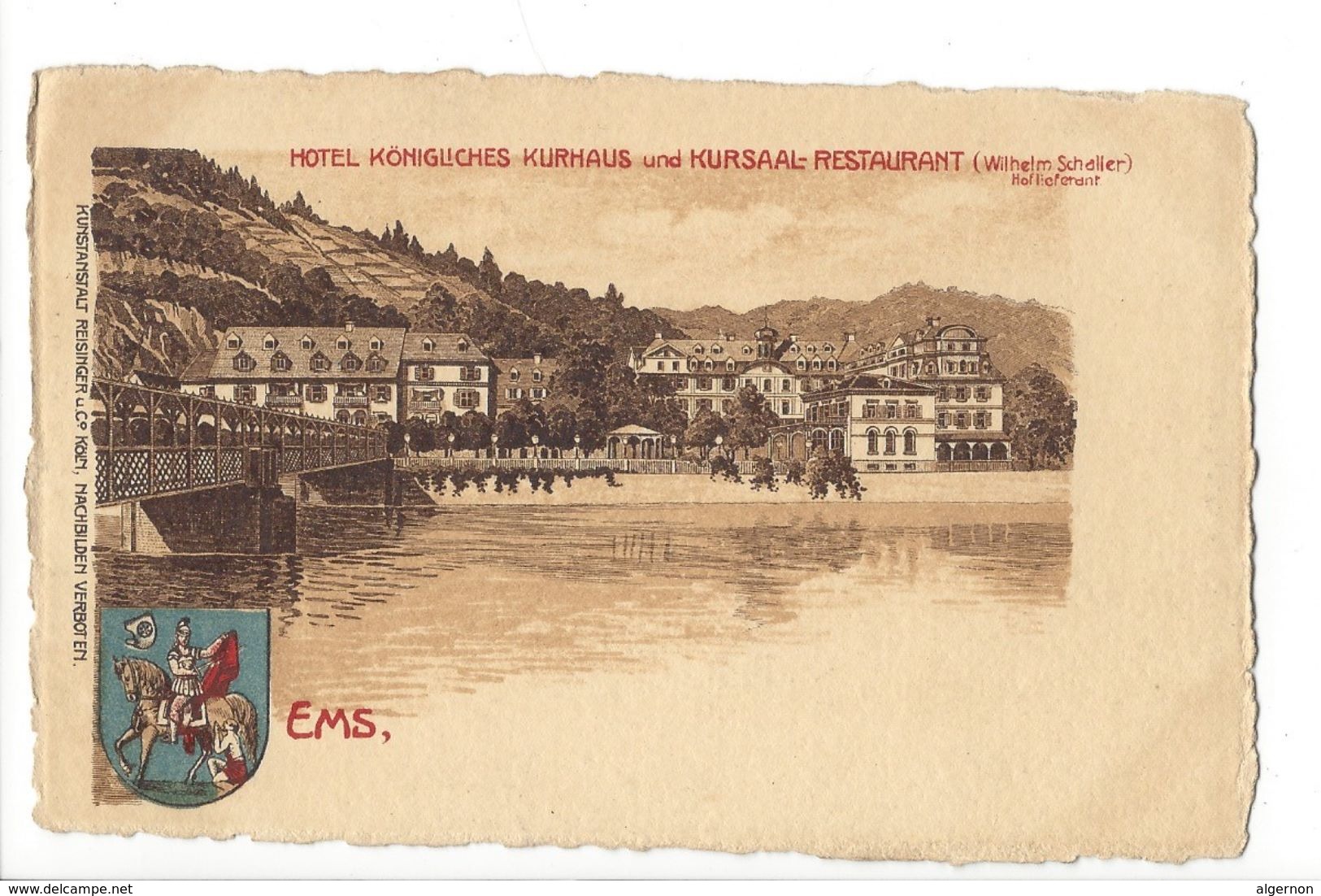 18413 - Ems Hotel Königliches Kurhaus Und Kursaal Restaurant - Bad Ems