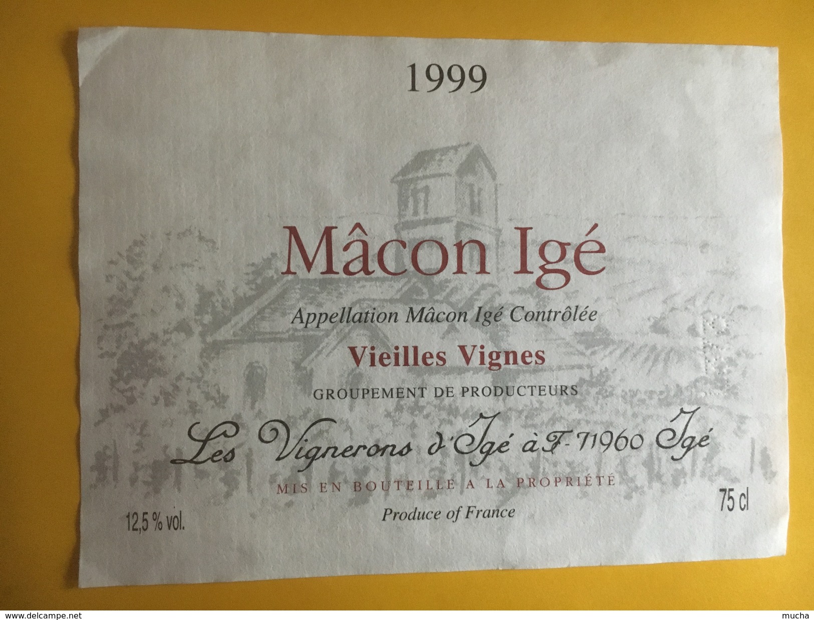 5984  - Mâcon Igé 1999 Vieiilles Vignes - Bourgogne