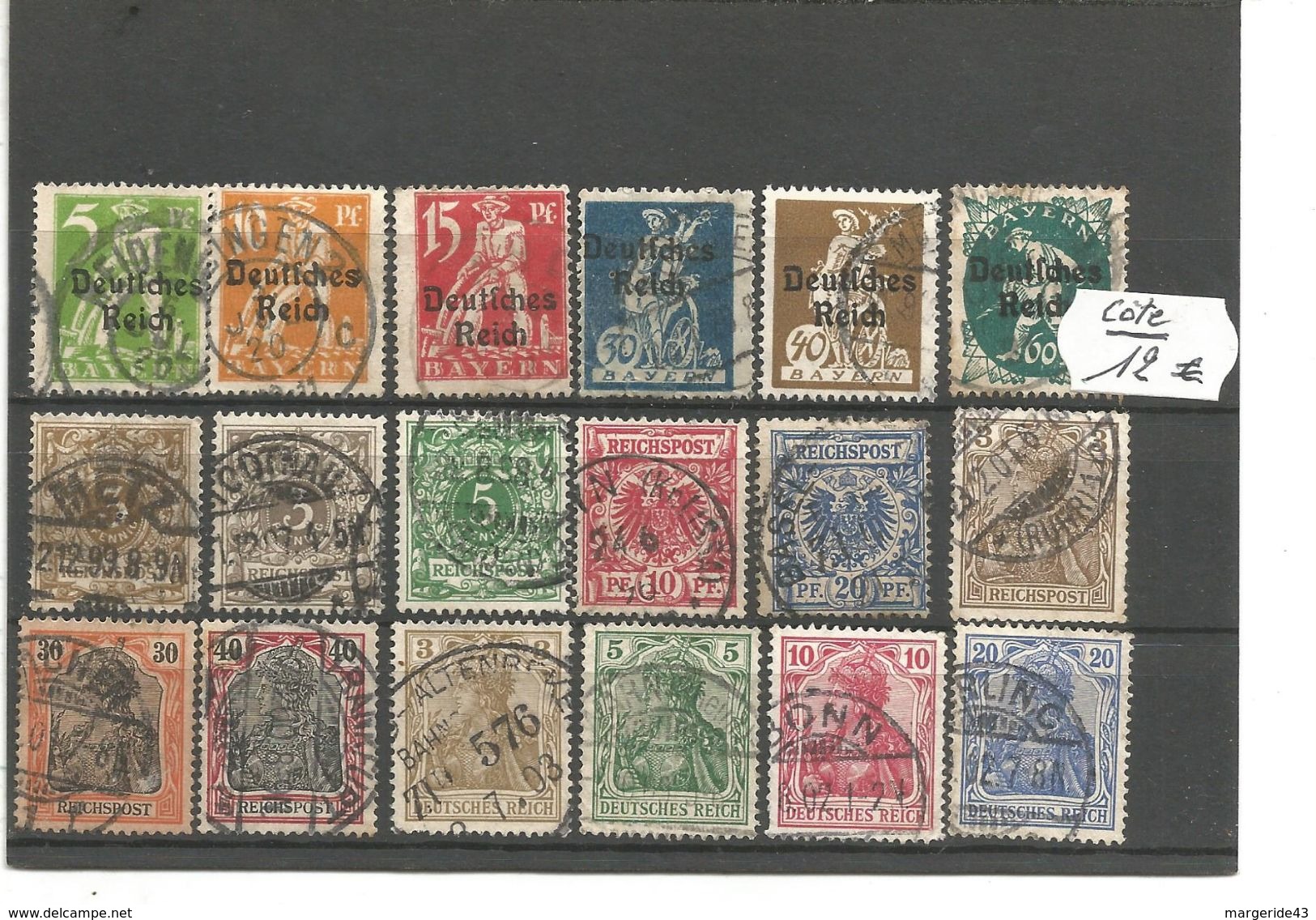 ALLEMAGNE TOUTES PERIODES IMPORTANT LOT FORTE COTE (LIRE DESCRIPTION) - Vrac (max 999 Timbres)