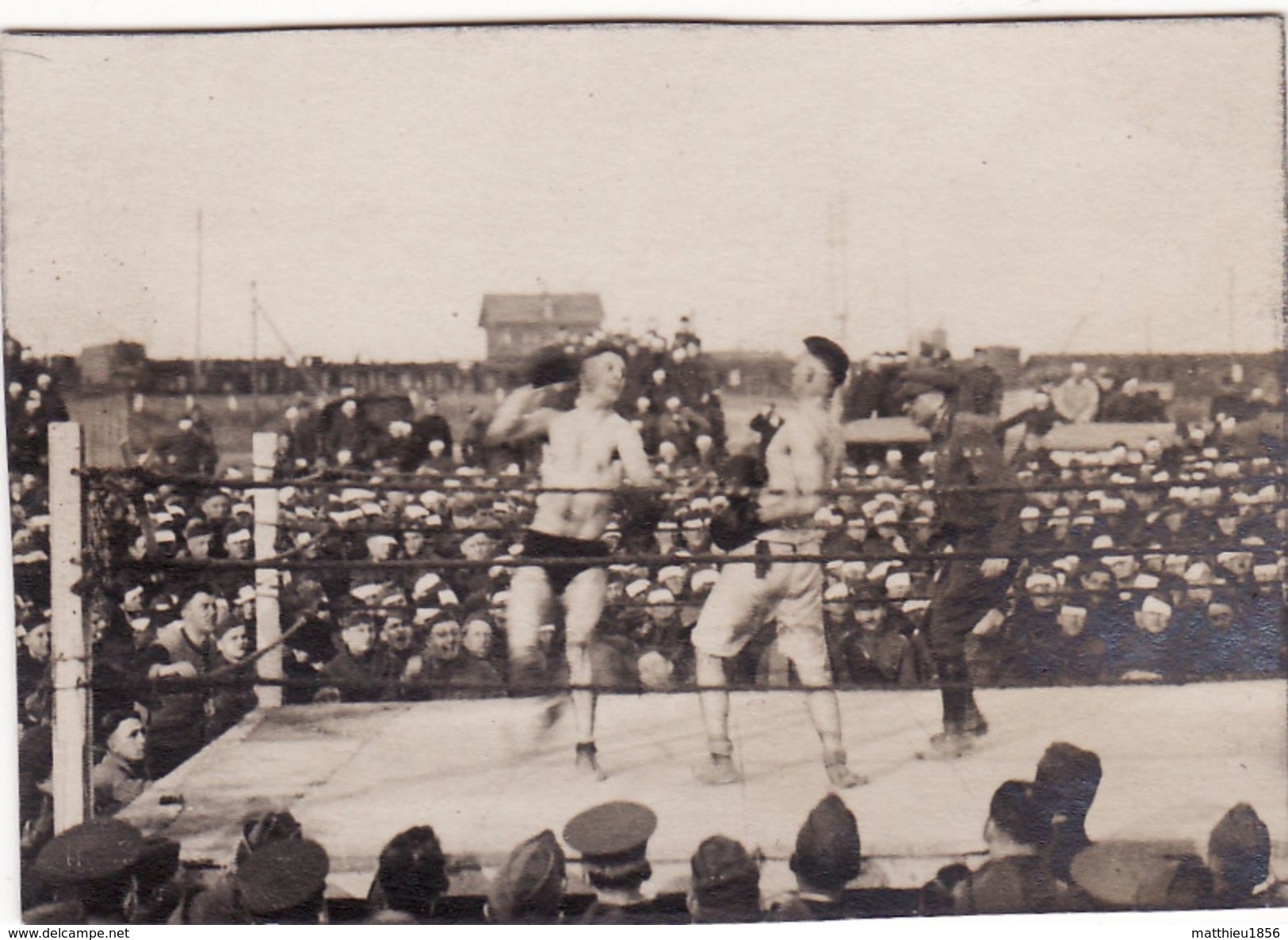 Photo 1920 MAYEN - Combat De Boxe Entre "Danny Cohen" Et "Potts", Boxen (A184, Ww1, Wk 1) - Boxing