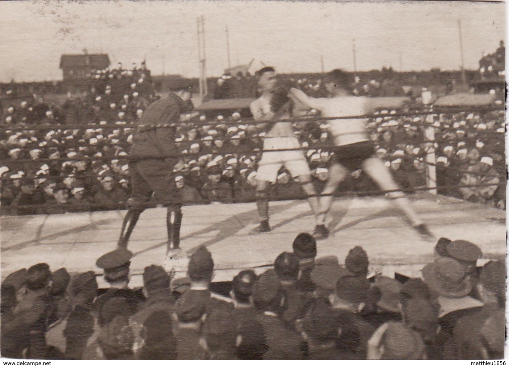 Photo 1920 MAYEN - Combat De Boxe Entre "Danny Cohen" Et "Potts", Boxen (A184, Ww1, Wk 1) - Boxe