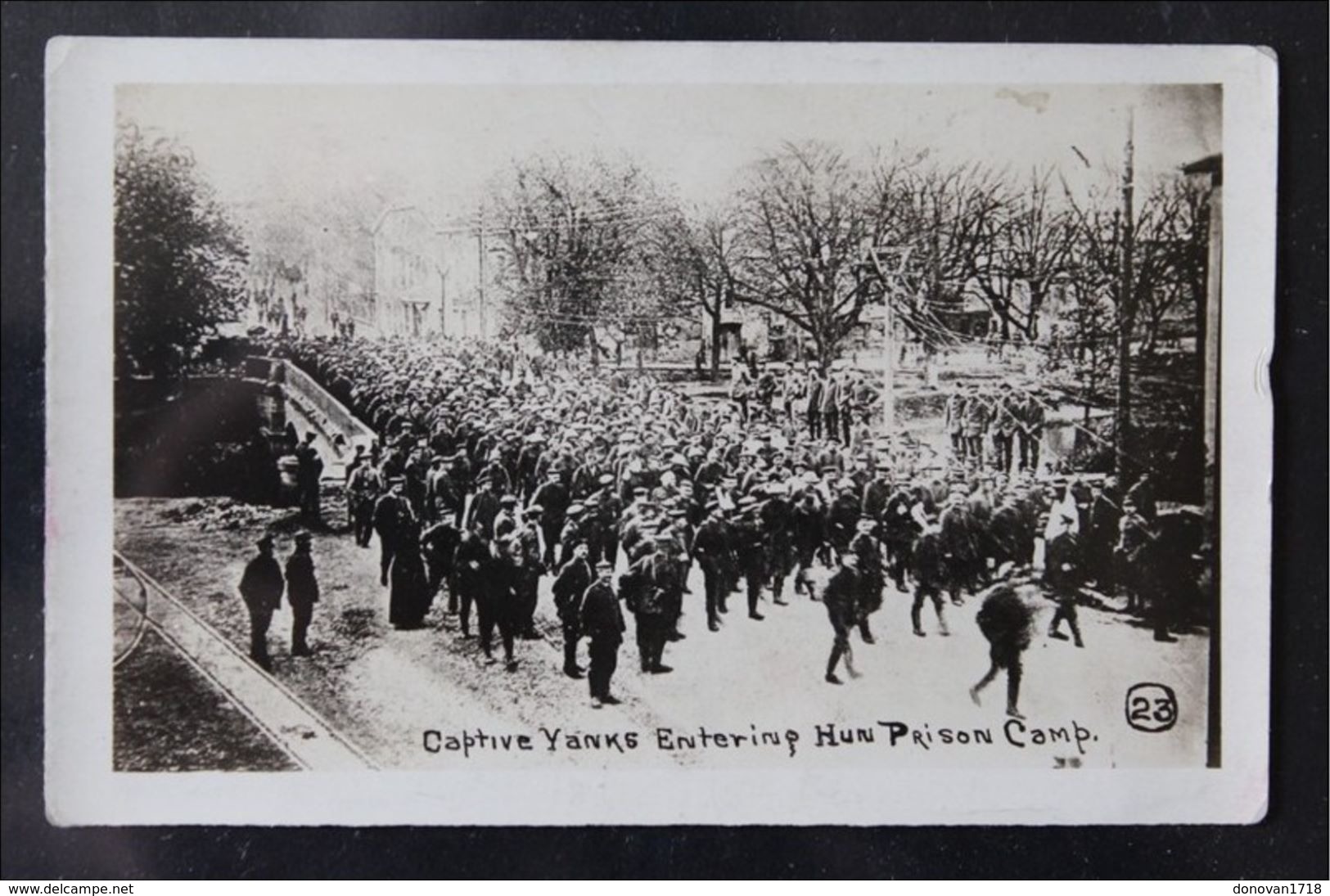 THIAUCOURT Photo Militaire Prisonniers Américains Sous Surveillance De Soldats Allemands Guerre WWI 14-18 Soldiers AEF - Altri & Non Classificati