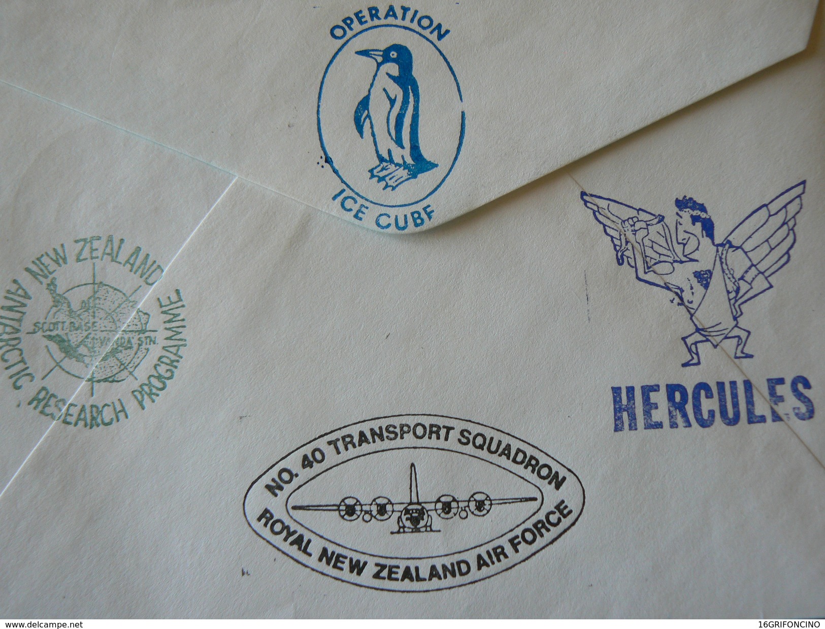 1978 ....OPERATION  ICECUBE  14.............40mo...SQUADRON  ROYAL NEW  ZEALAND  AIR  FORCE - Corréo Aéreo