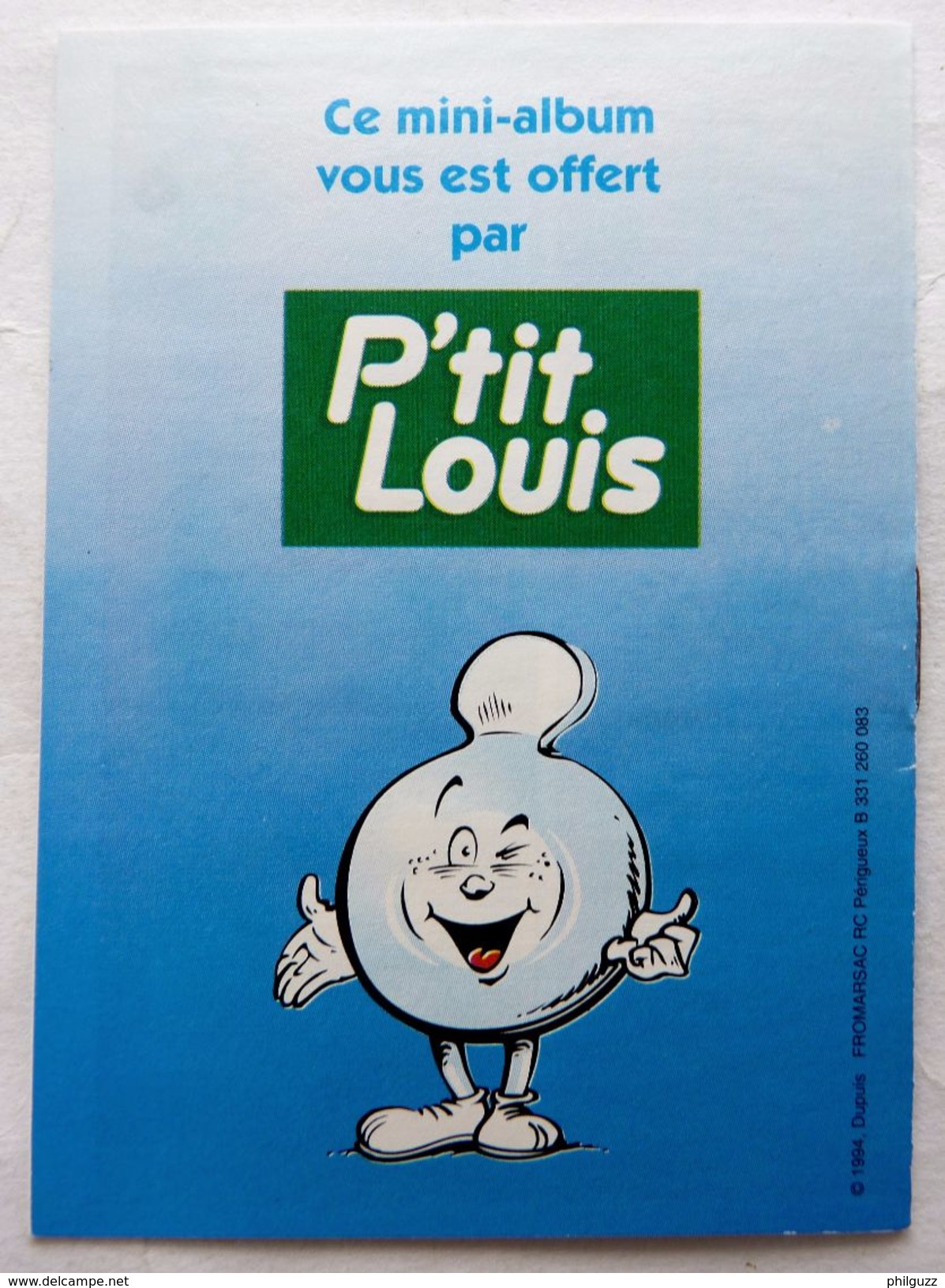 ALBUM BANDES DESSINEES PUBLICITAIRE P'TIT LOUIS LE PËTIT SPIROU T2 TOME ET JANRY 1996 (2) - Petit Spirou, Le