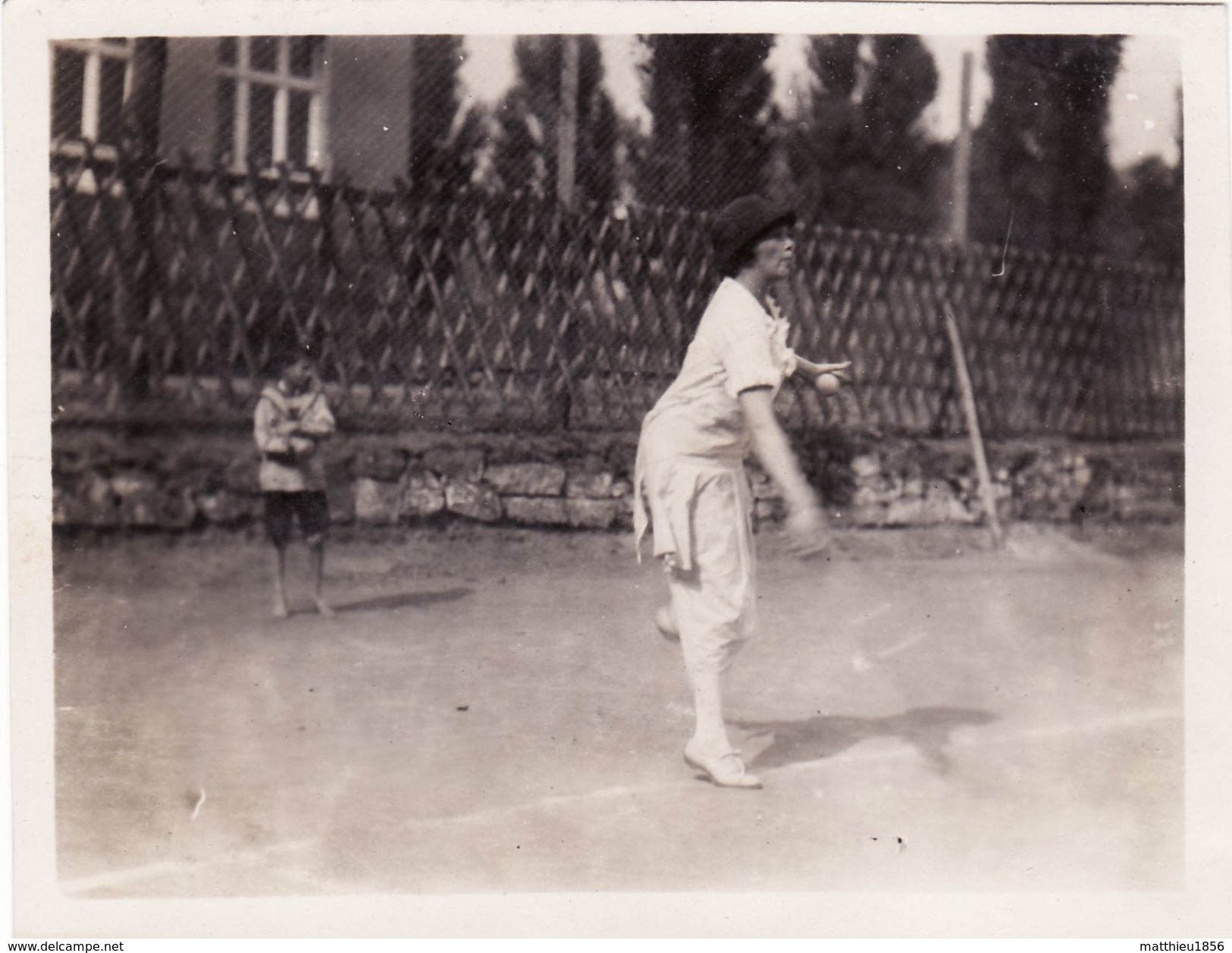 Foto August 1920 MAYEN - "Eleonore Bispham" YMCA Frau, Tennis (A184, Ww1, Wk 1) - Mayen