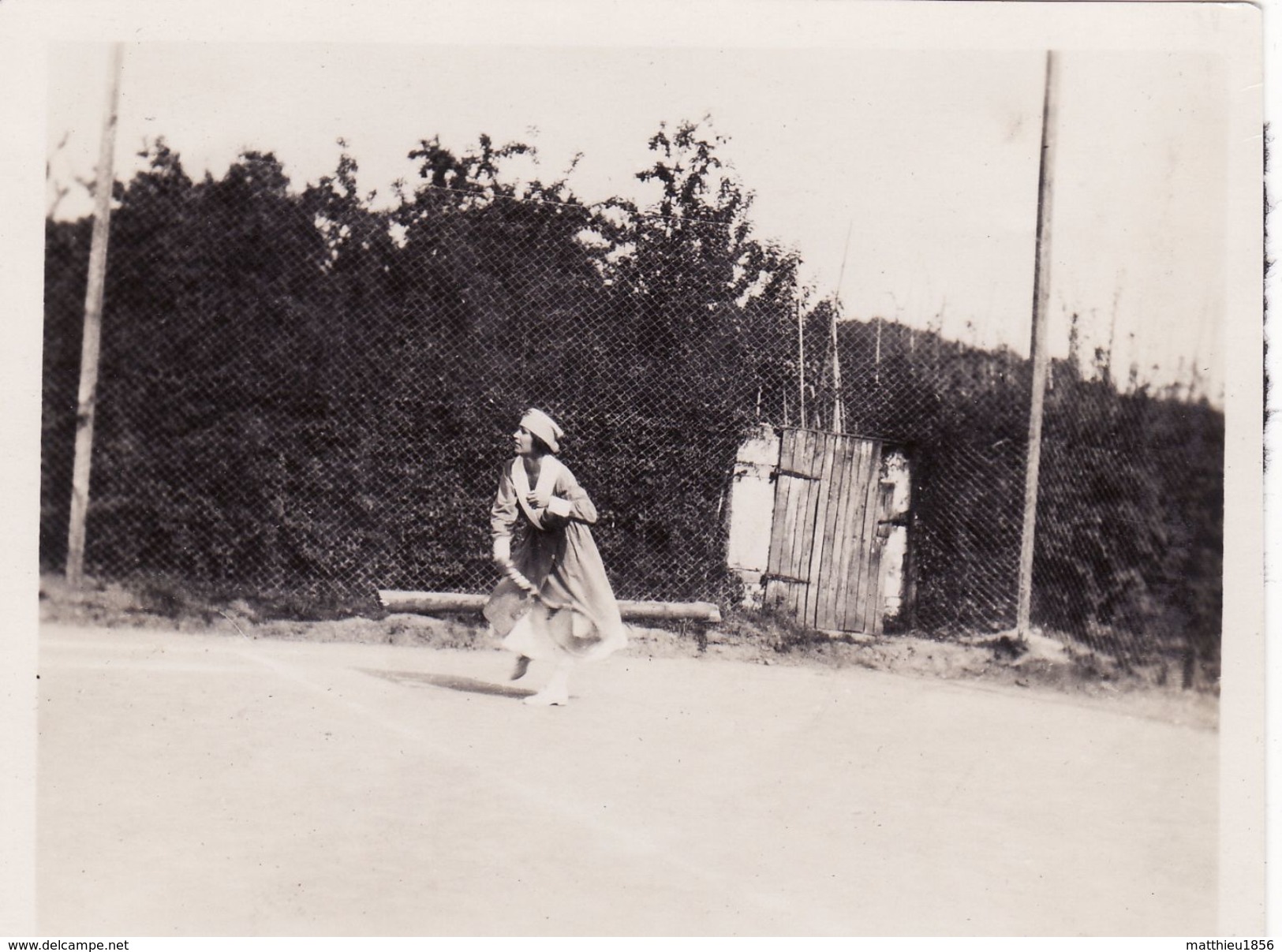 Foto August 1920 MAYEN - "Mrs Crea" YMCA Frau, Tennis (A184, Ww1, Wk 1) - Mayen