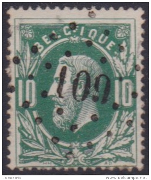 Belgie  .   OBP   .    30    .    (2   Scans )     .   O   .   Gebruikt  .   /    .   Oblitéré - 1869-1883 Léopold II