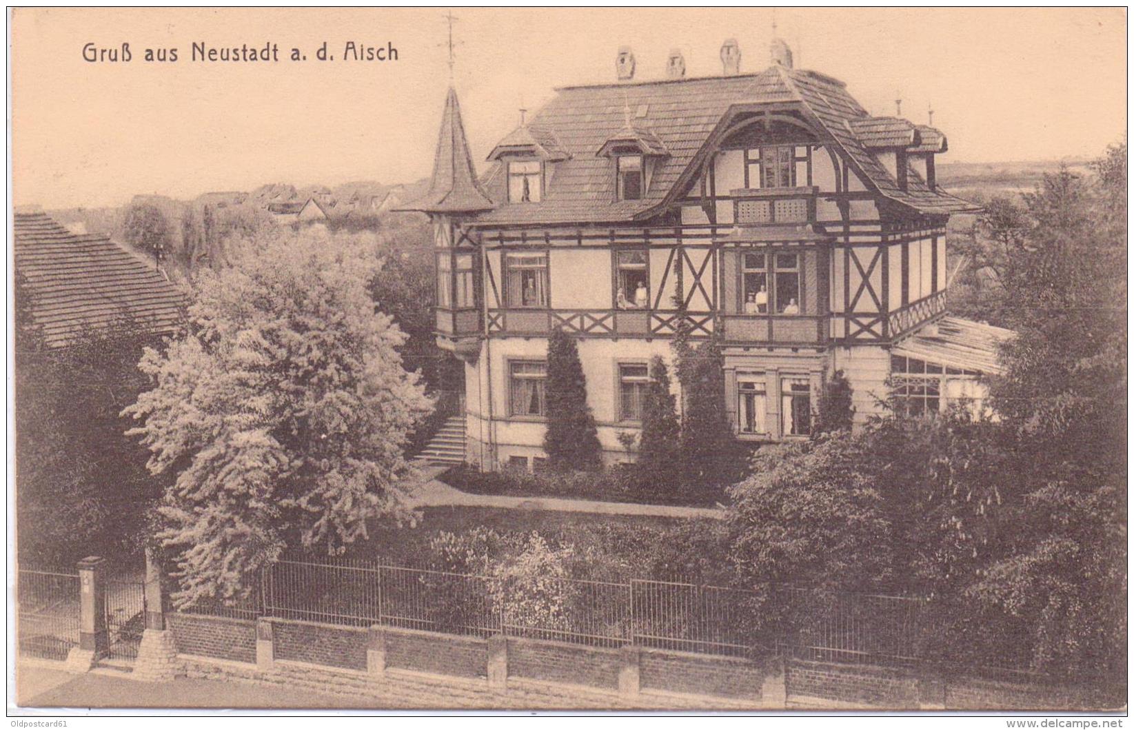 ALTE   AK   NEUSTADT A.d. Aisch /  Bay.  - Teilansicht -  Ca. 1915 - Autres & Non Classés