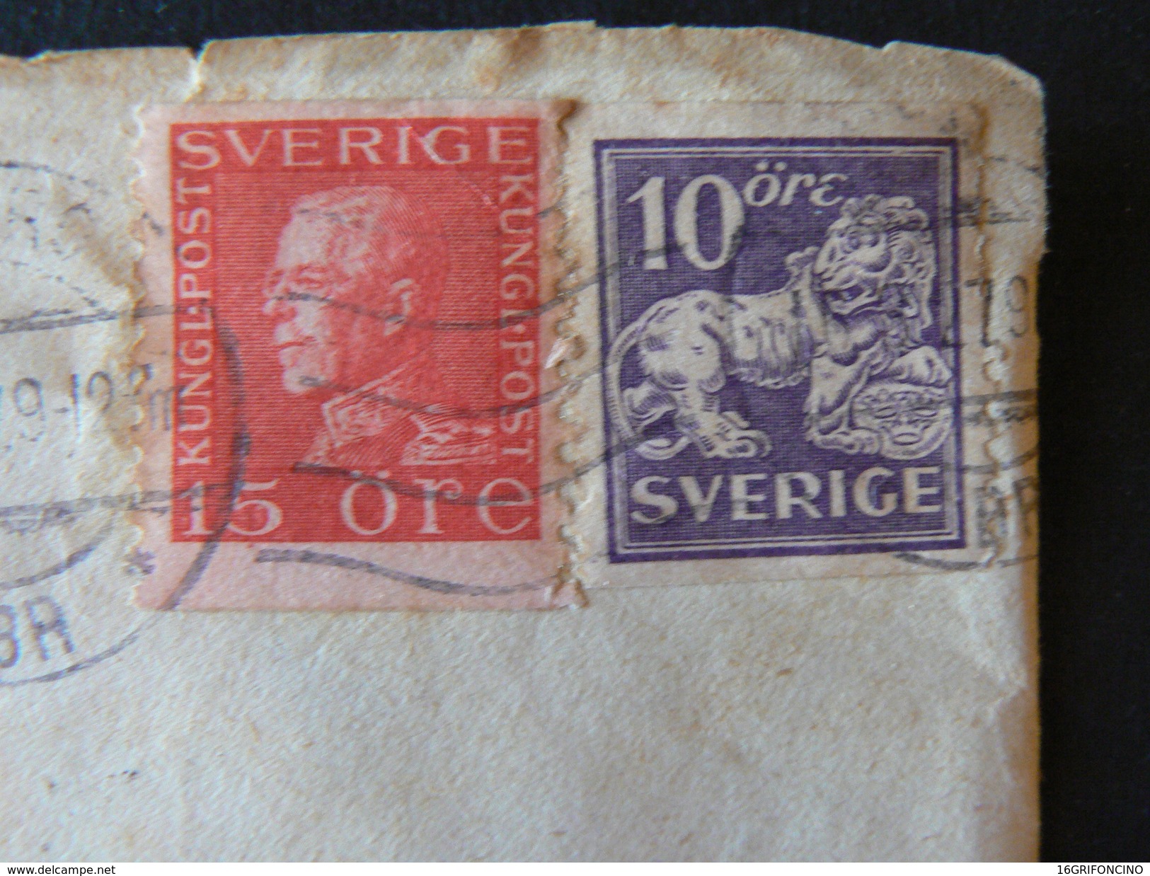 1927.........LETTER FROM SVERIGE TO ITALY...........///.........LETTERA DALLA SVEZIA PER L'ITALIA - 1920-1936 Rouleaux I