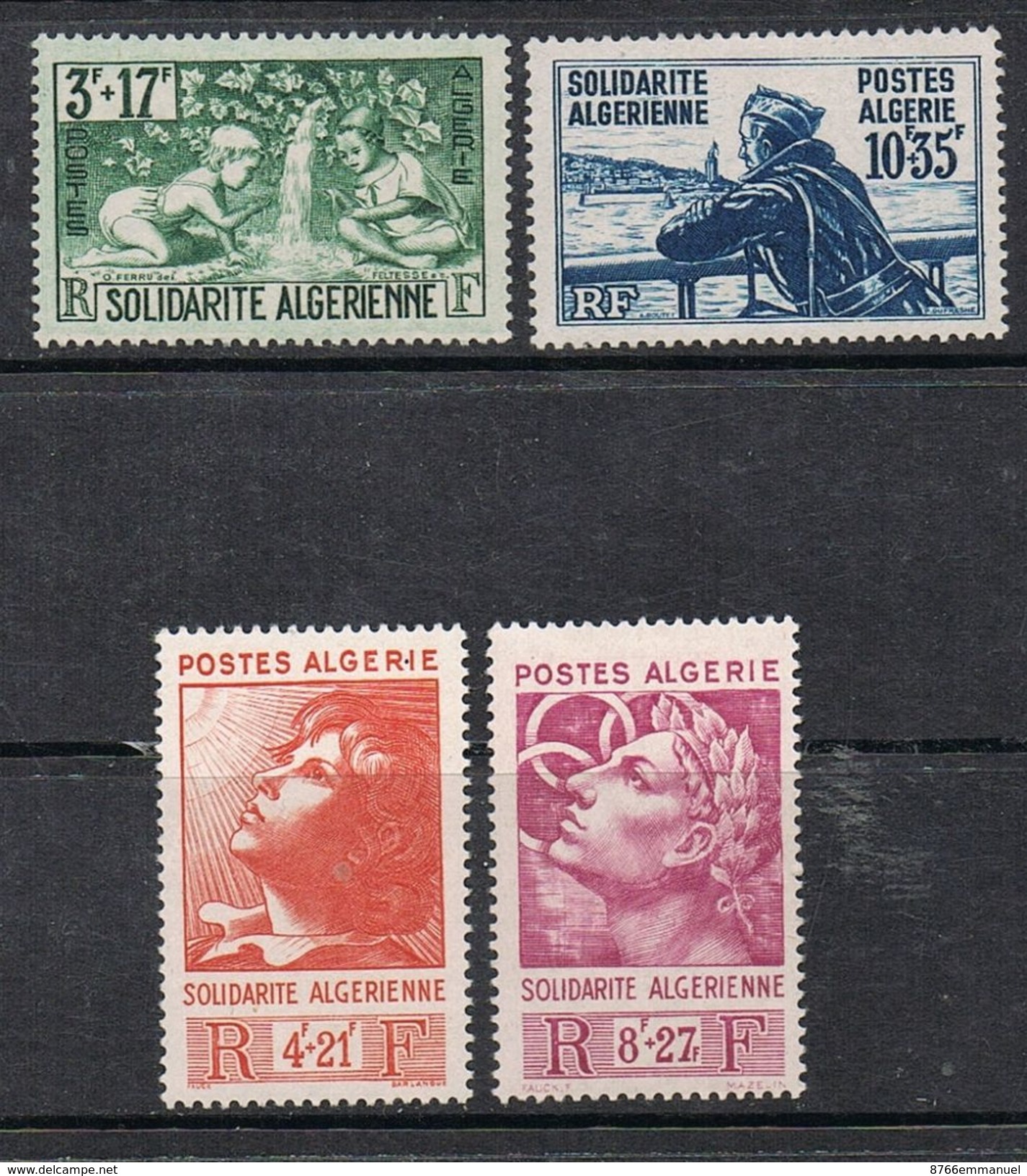 ALGERIE N°249 A 252 N* - Unused Stamps