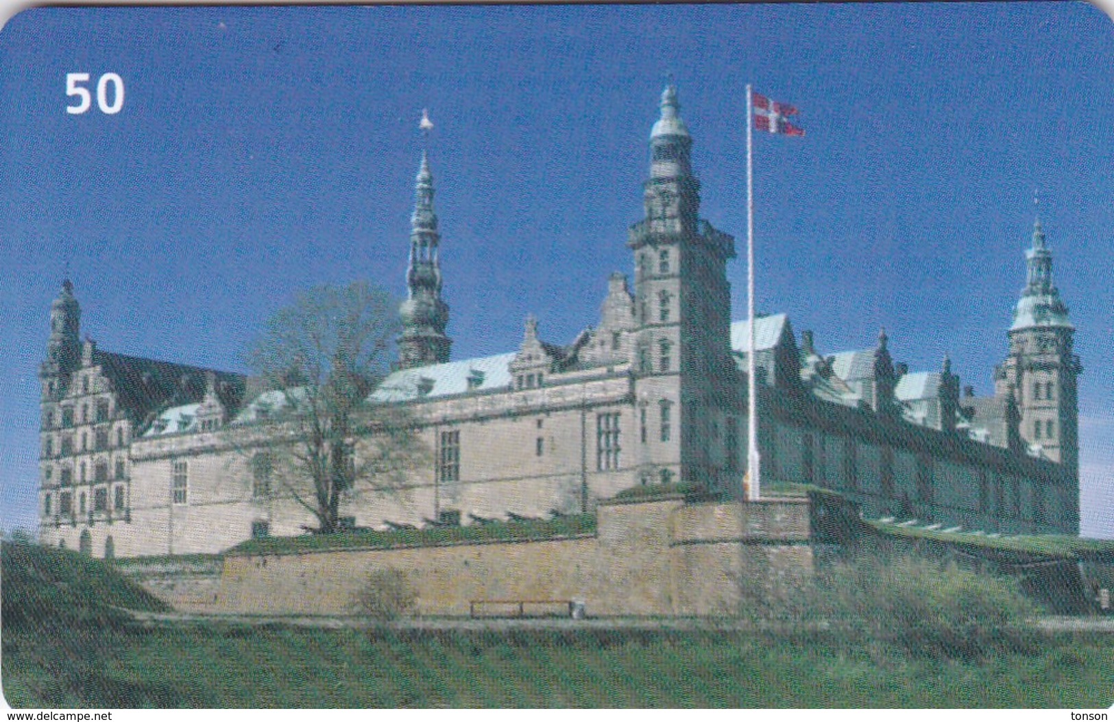 Denmark, D 067, Castles, Kronborg Slot, 2 Scans. - Denmark