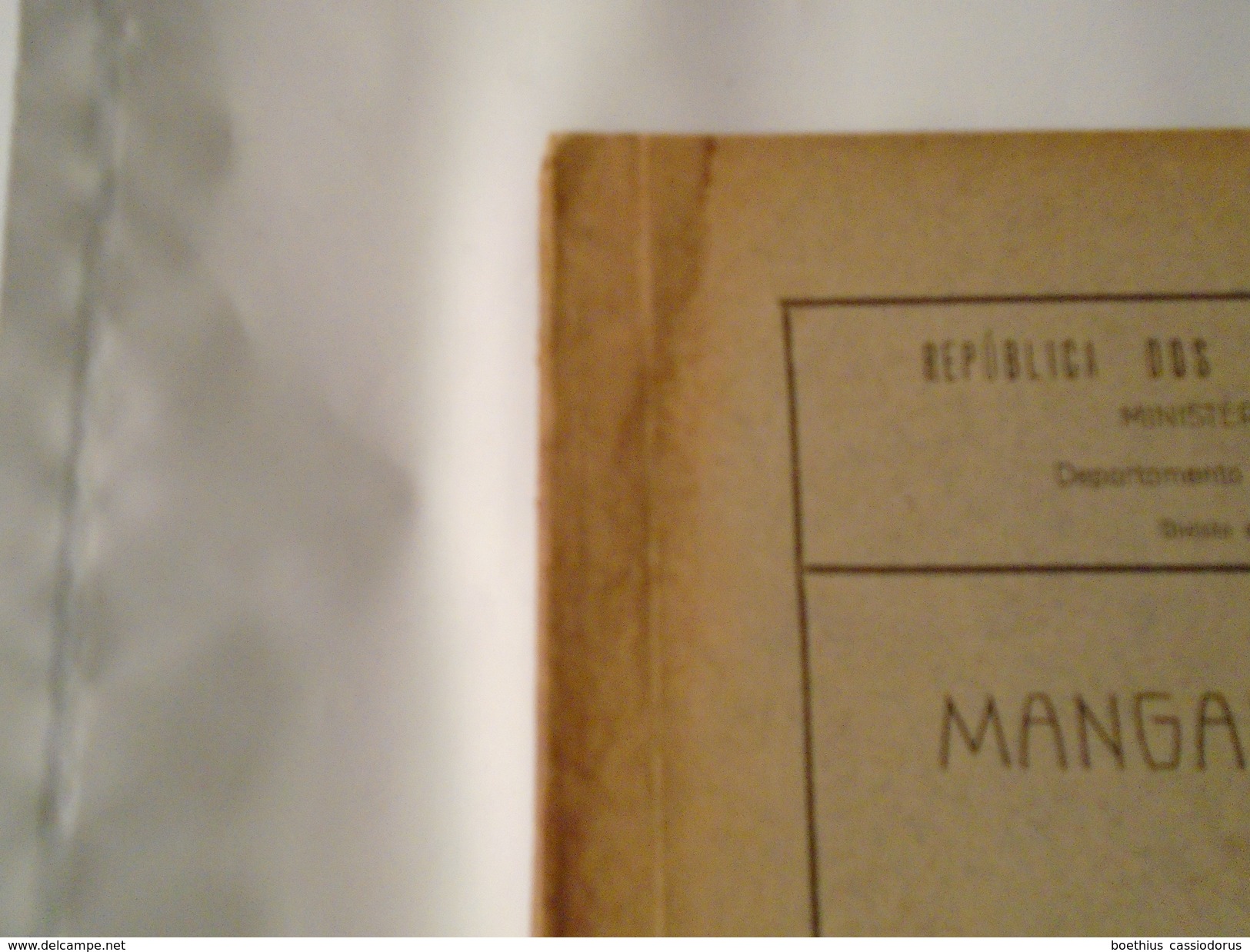 MANGANÊS NA BAIA POR HENRIQUE CAPPER ALVES DE SOUZA 1942 / BRESIL BAHIA Géologie - Old Books