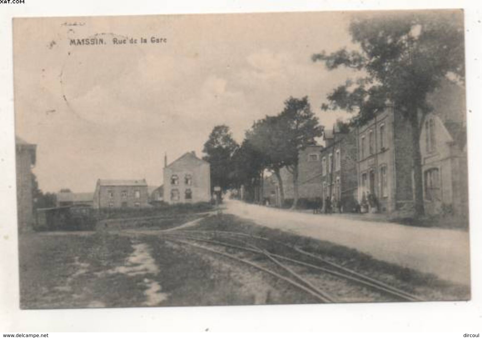 37104  -   Maissin   Rue De La  Gare  -  Tram  Vapeur - Libin