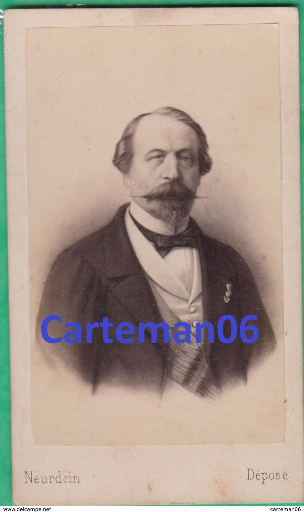 Photo - CDV - L'Empereur Napoléon III - Photographe Neurdein à Paris - Old (before 1900)