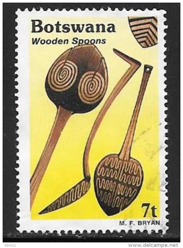 Botswana, Scott # 333 Used Wooden Spoon, 1983 - Botswana (1966-...)