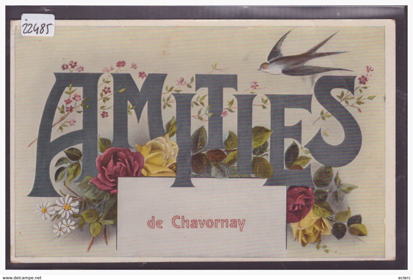 DISTRICT D'ORBE - AMITIES DE CHAVORNAY - B ( PLI D'ANGLE ) - Chavornay