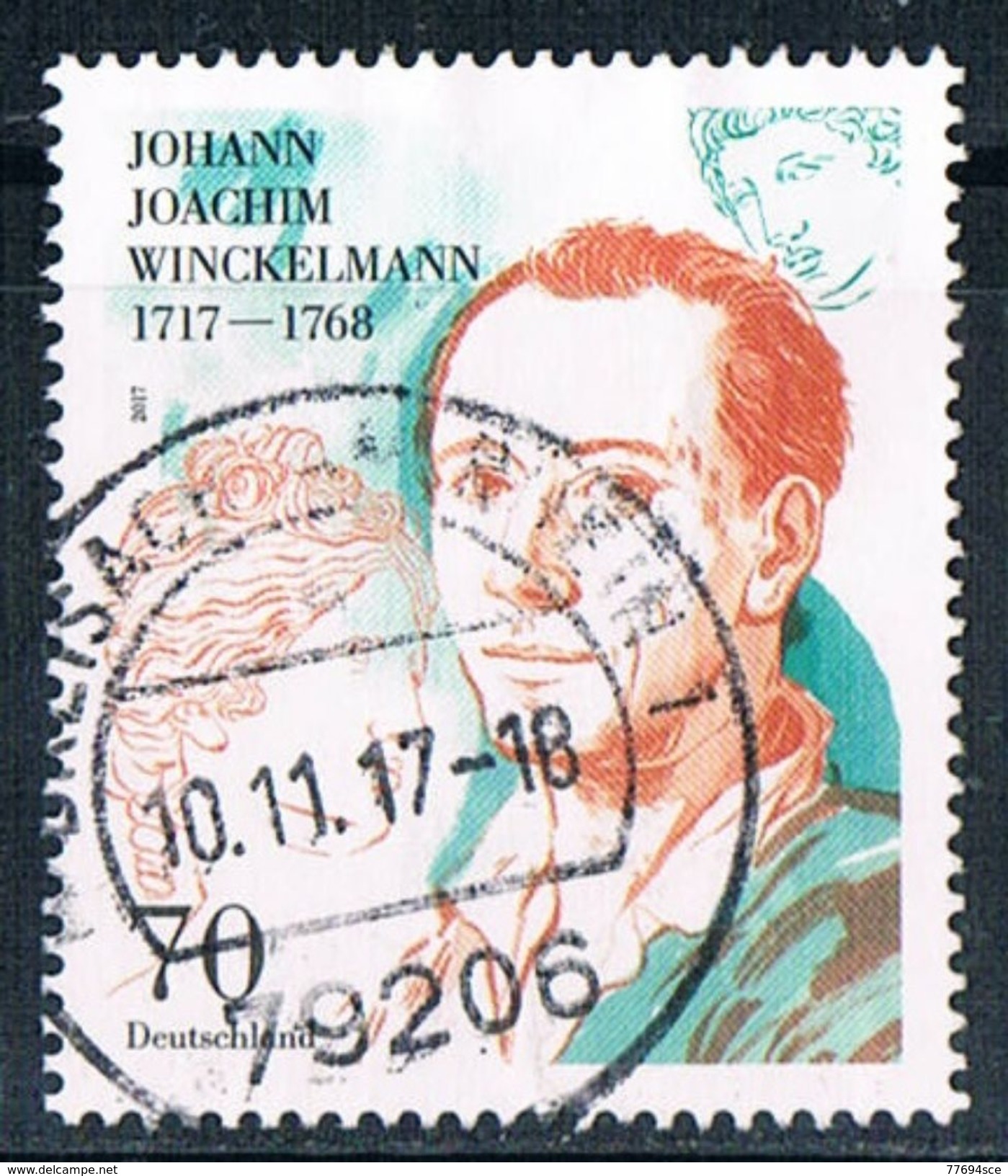 2017   300. Geburtstag Von Johann Joachim Winckelmann - Gebraucht