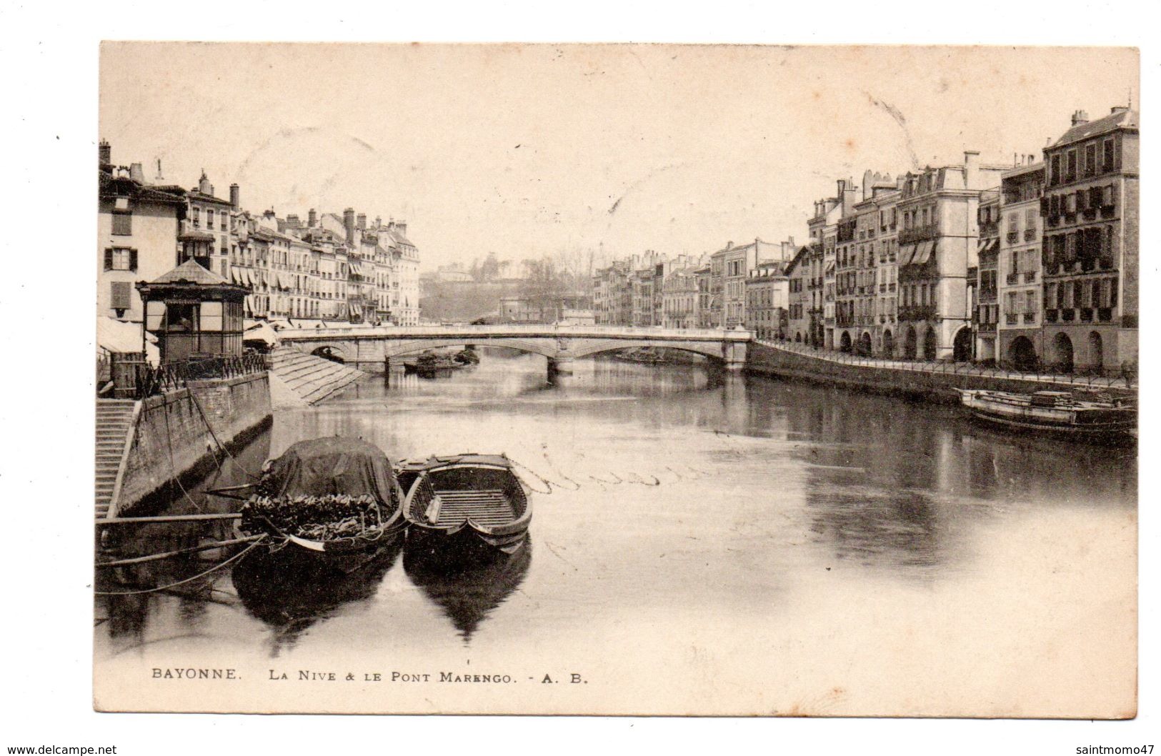 64 - BAYONNE . LA NIVE ET LE PONT MARENGO - Réf. N°6236 - - Bayonne