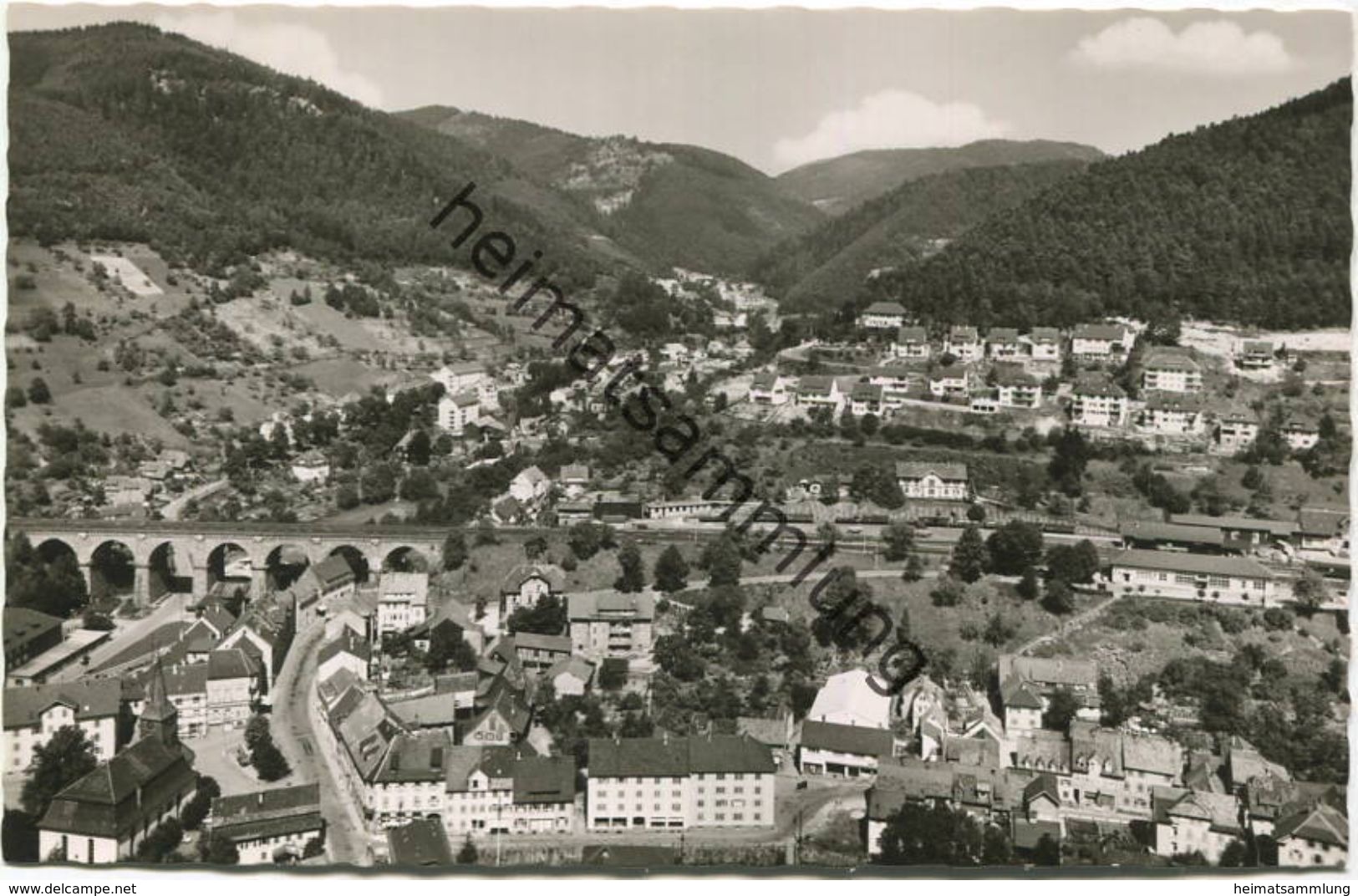 Hornberg - Foto-AK 60er Jahre - Verlag Werner Tuttlingen - Hornberg