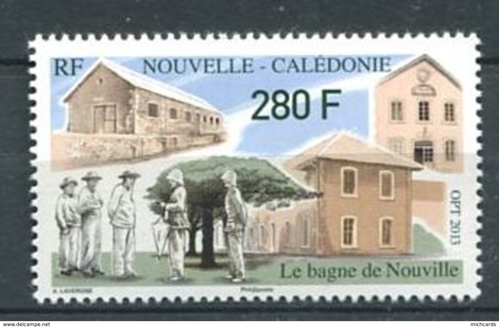 212 NOUVELLE CALEDONIE 2013 - Yvert 1189 - Bagne De Nouville - Neuf** (MNH) Sans Trace De Charniere - Unused Stamps