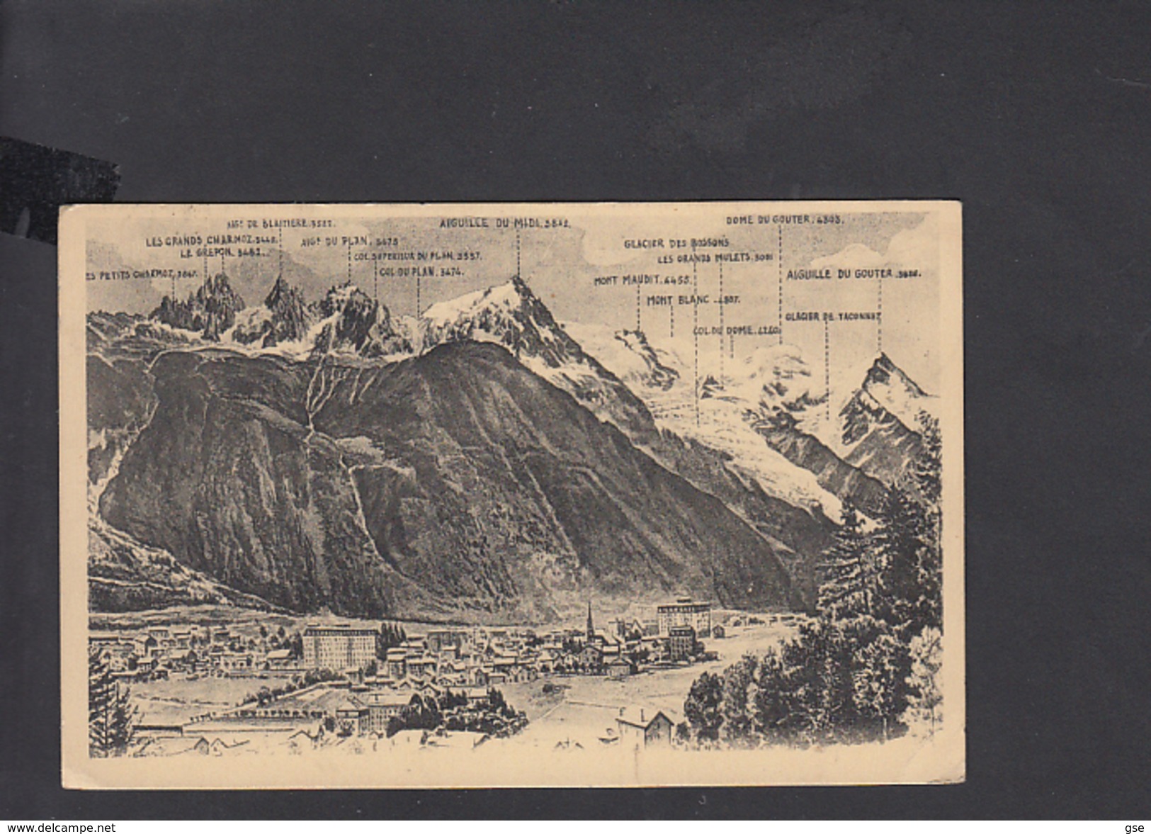 Plan De Chamonix - 1930 - Chamoux Sur Gelon