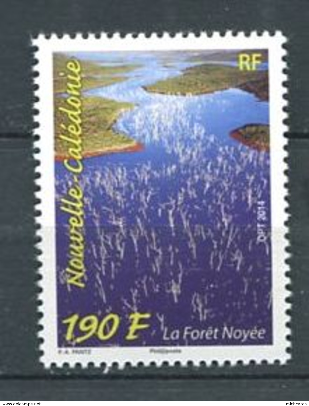 212 NOUVELLE CALEDONIE 2014 - Yvert 1220 - Paysage La Foret Noyee - Neuf** (MNH) Sans Trace De Charniere - Neufs