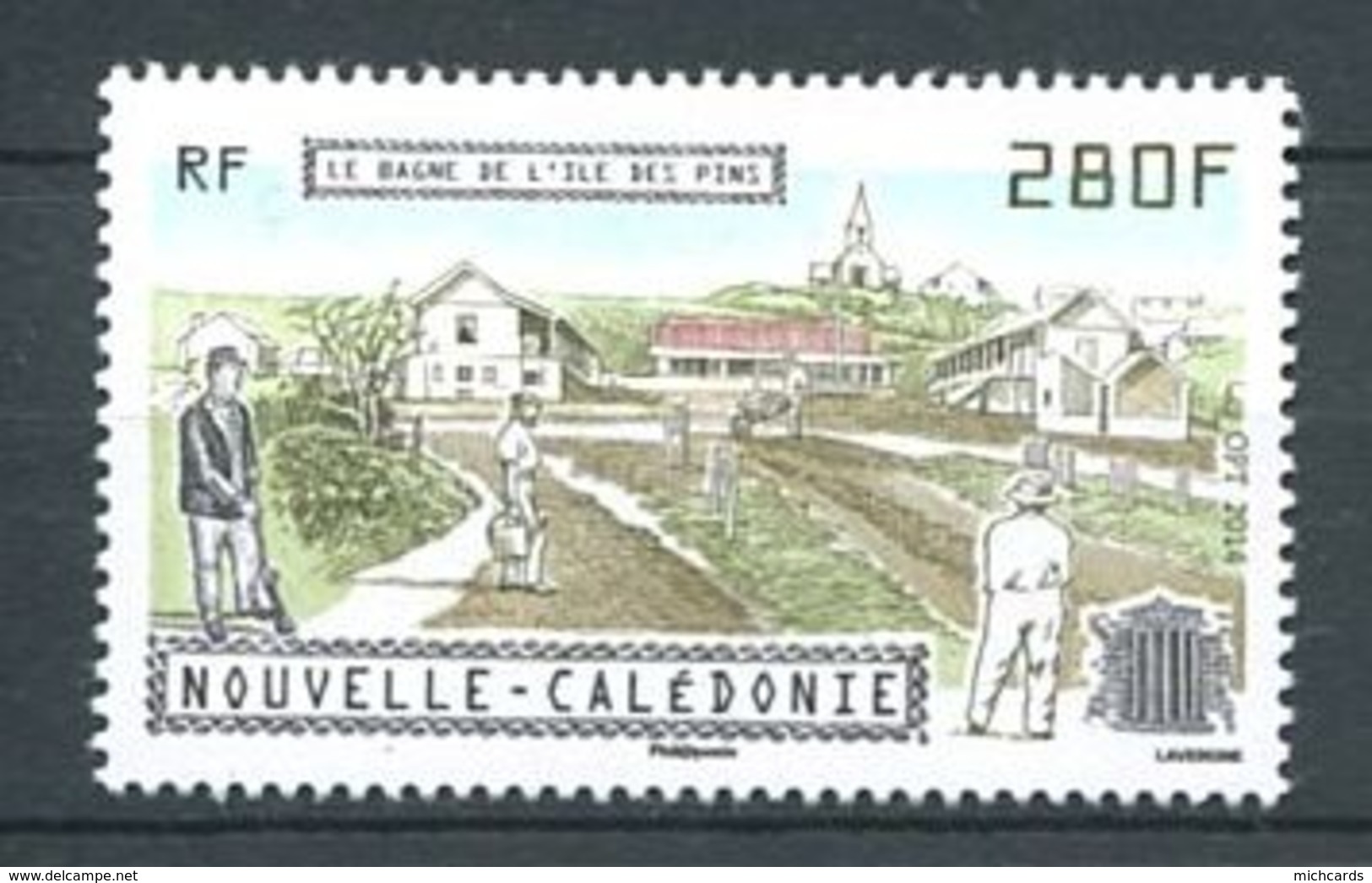 212 NOUVELLE CALEDONIE 2014 - Yvert 1226 - Jardin Du Bagne - Neuf** (MNH) Sans Trace De Charniere - Unused Stamps