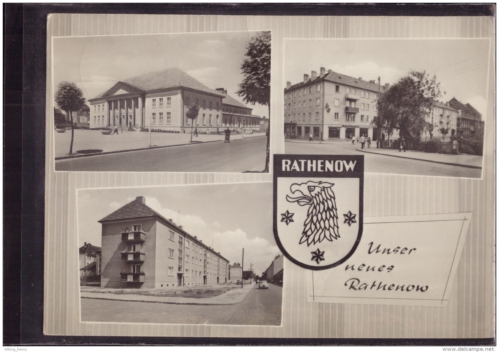 Rathenow - S/w Mehrbildkarte 1   Unser Neues Rathenow - Rathenow
