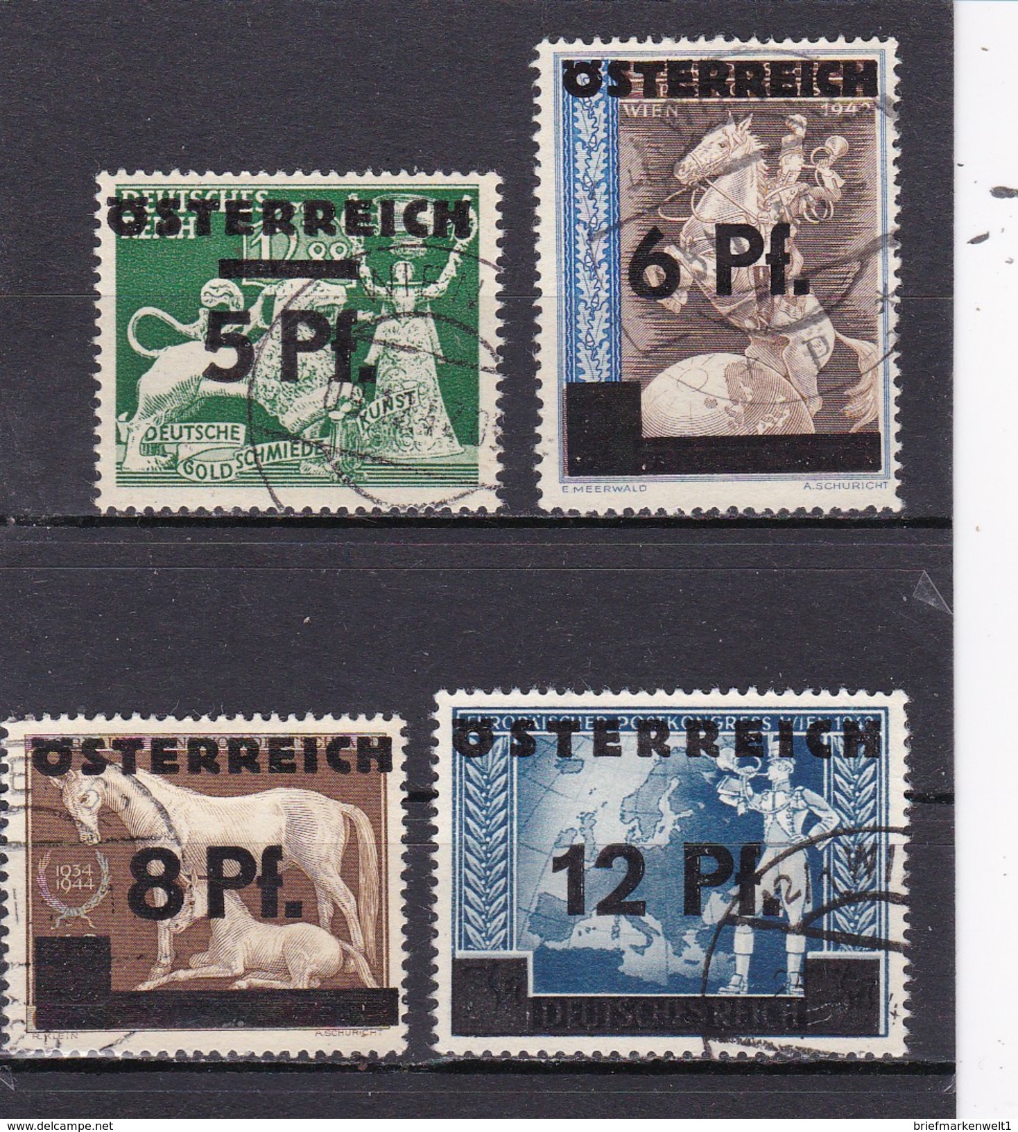 Österreich, Nr. 664/67, Gestempelt (T 371) - Used Stamps