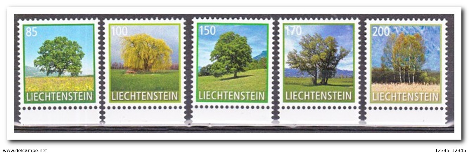 Liechtenstein 2016, Postfris MNH, Trees - Nuevos