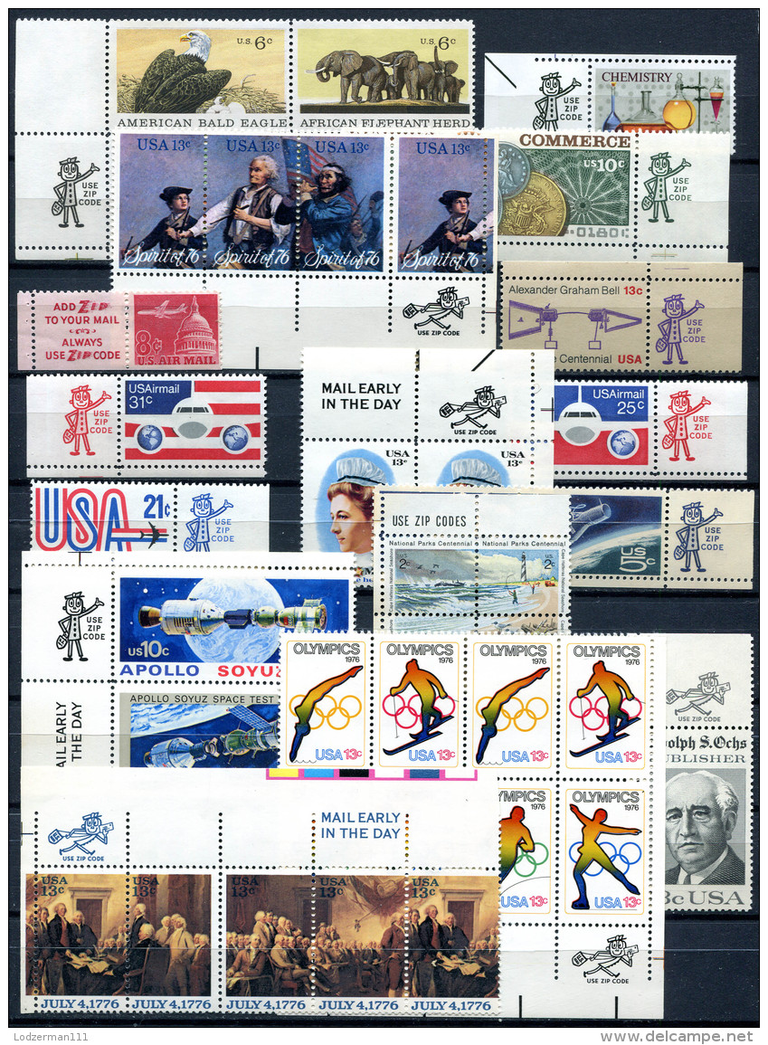 US USE ZIP CODE Collection MNH (postfrisch) VF - Nuovi