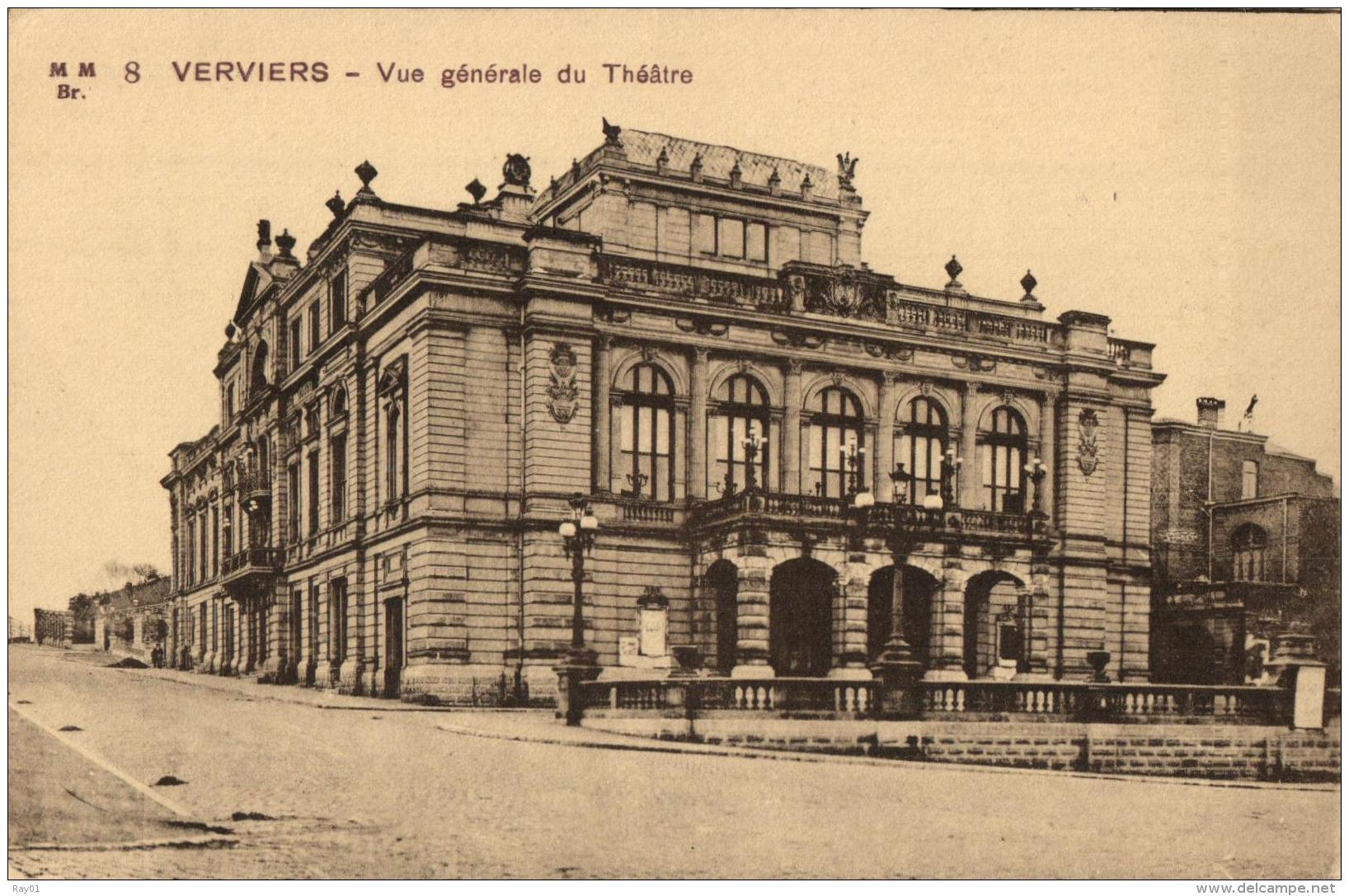 BELGIQUE - LIEGE - VERVIERS - Vue Générale Du Théâtre. - Verviers