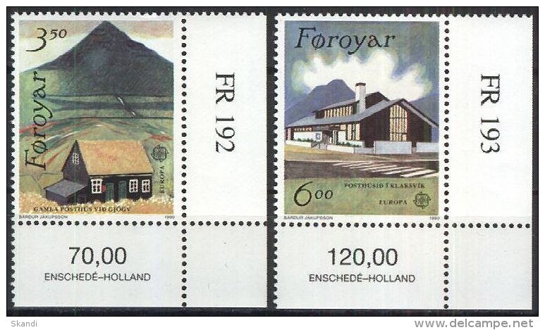 FÄRÖER 1990 Mi-Nr. 198/99 ** MNH - CEPT - 1990